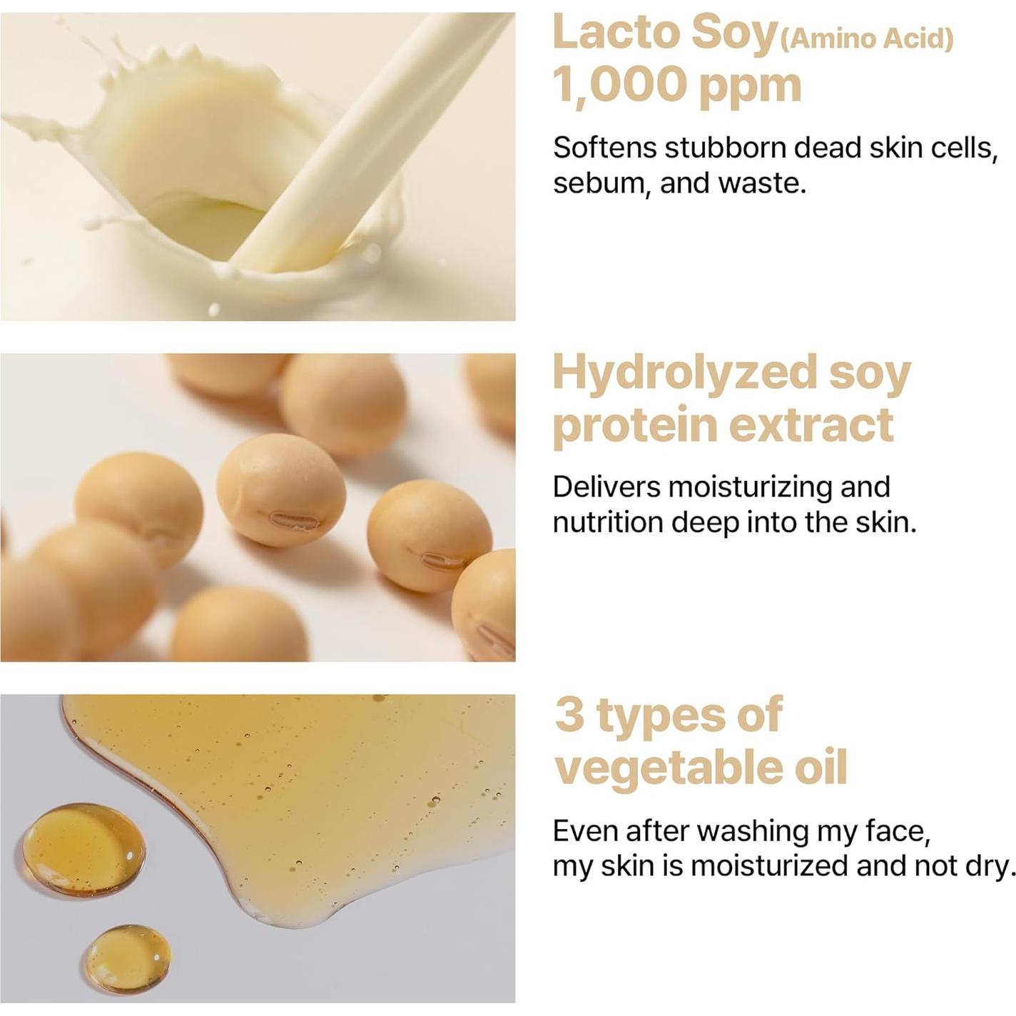 Jabón Facial Vegano SOME BY MI Lacto Soy 90g - Cuidado Piel