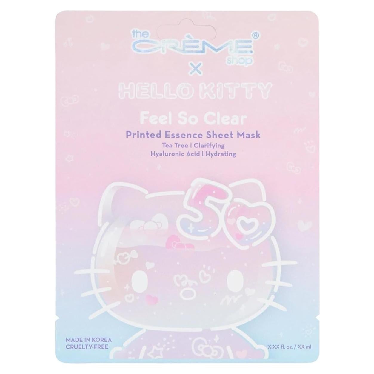 Máscara Facial Aclaradora La Tienda Crème Hello Kitty - 3 Unidades
