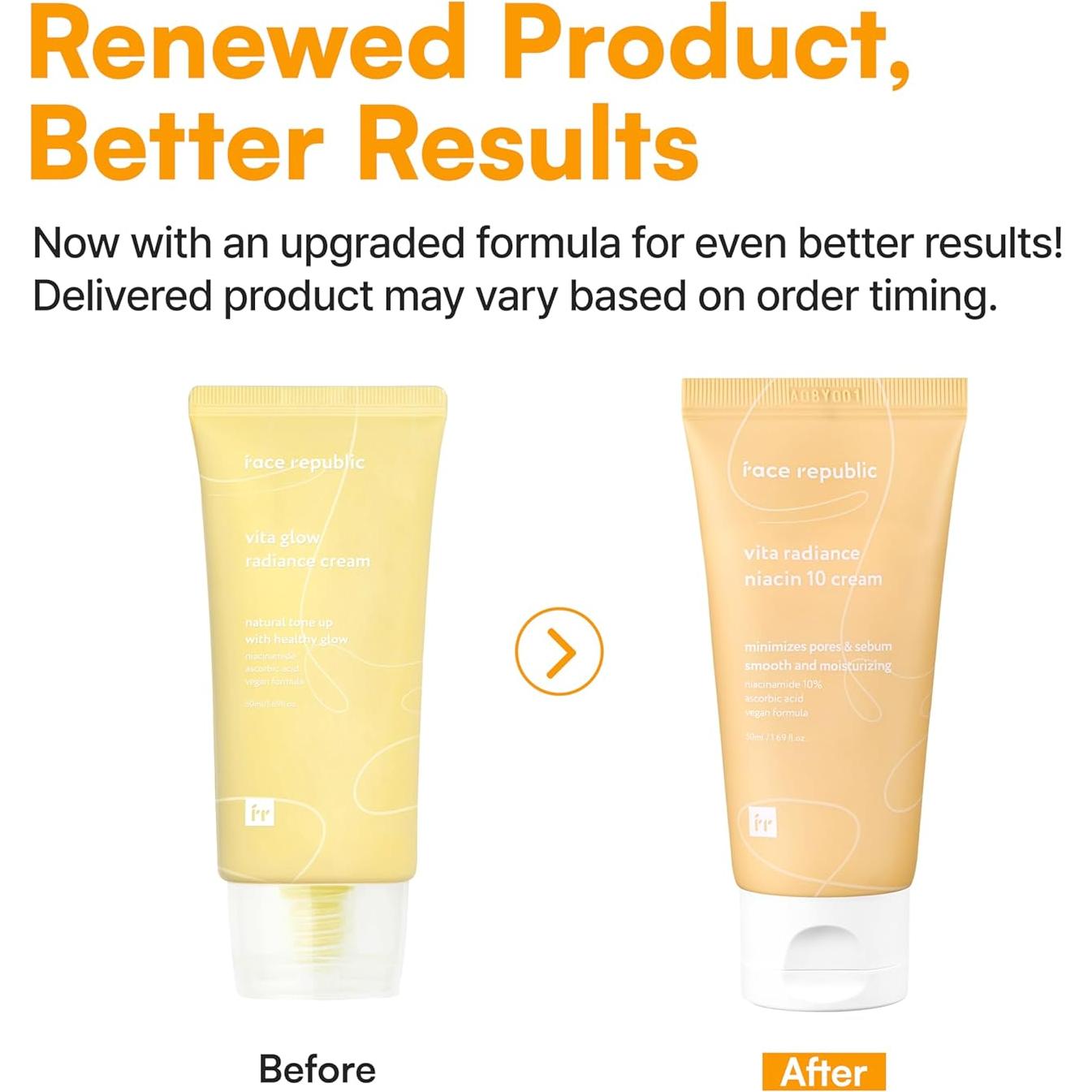 Crema Hidratante Face Republic Vita Radiance Niacin 10 50ml