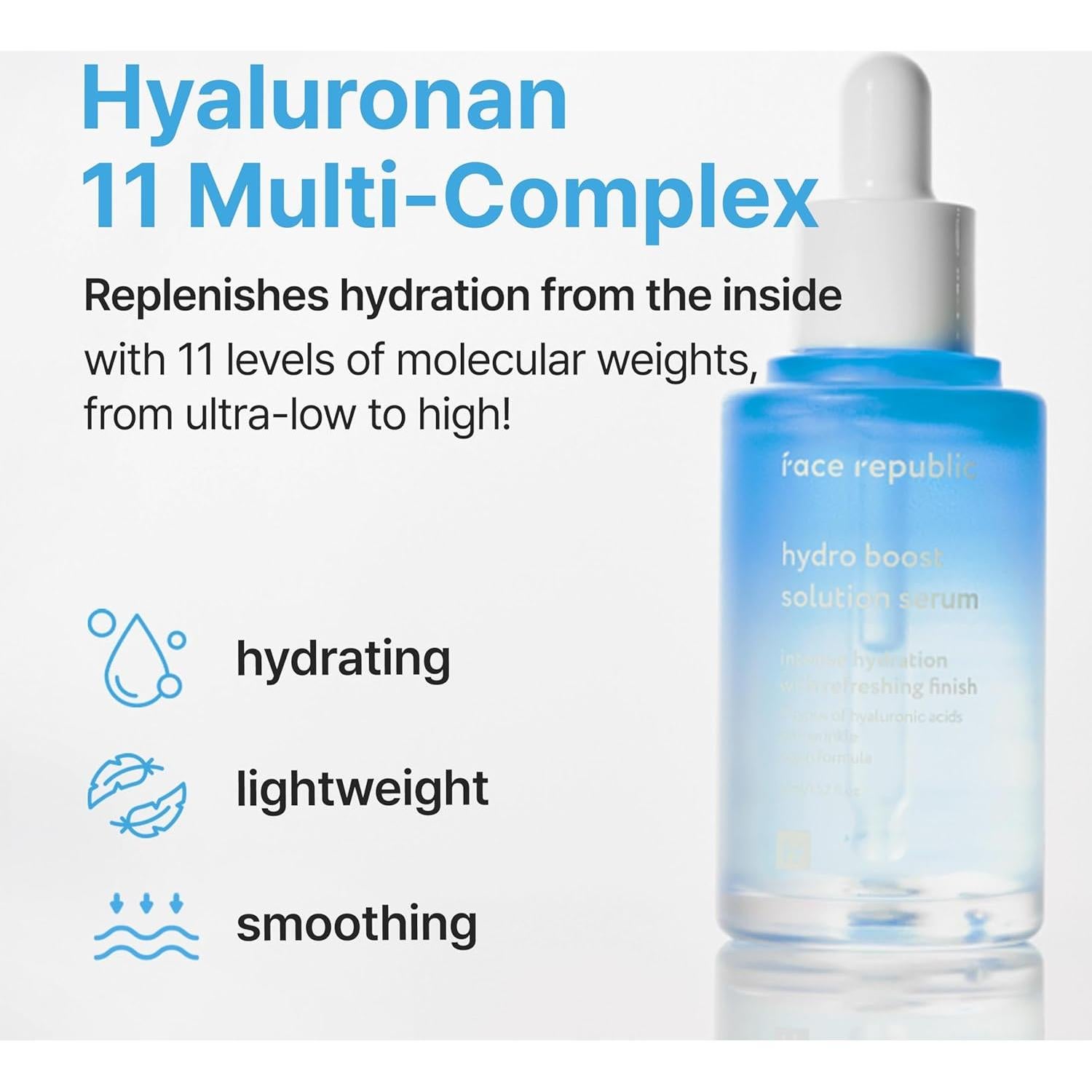 Suero Hidratante Face Republic Hydro Boost 45ml | Ácido Hialurónico