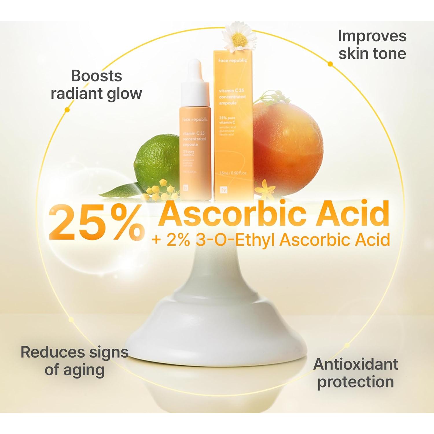 Ampolla Concentrada de Vitamina C 25% Face Republic - 68g