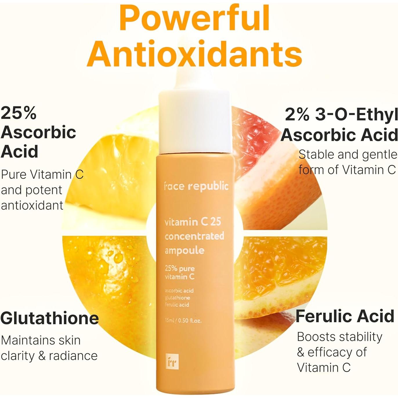 Ampolla Concentrada de Vitamina C 25% Face Republic - 68g