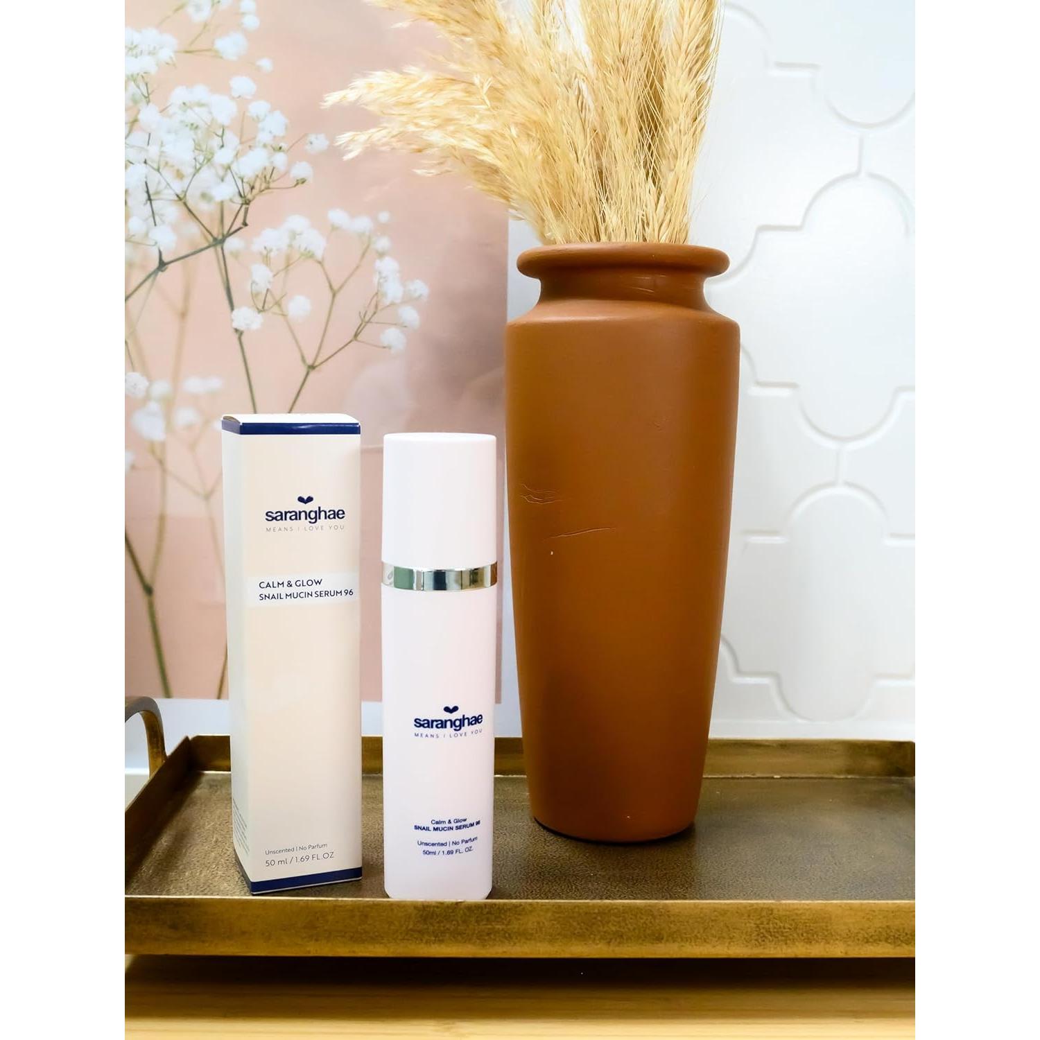 Suero Facial Hidratante Love Saranghae 96% Mucina Caracol 140g