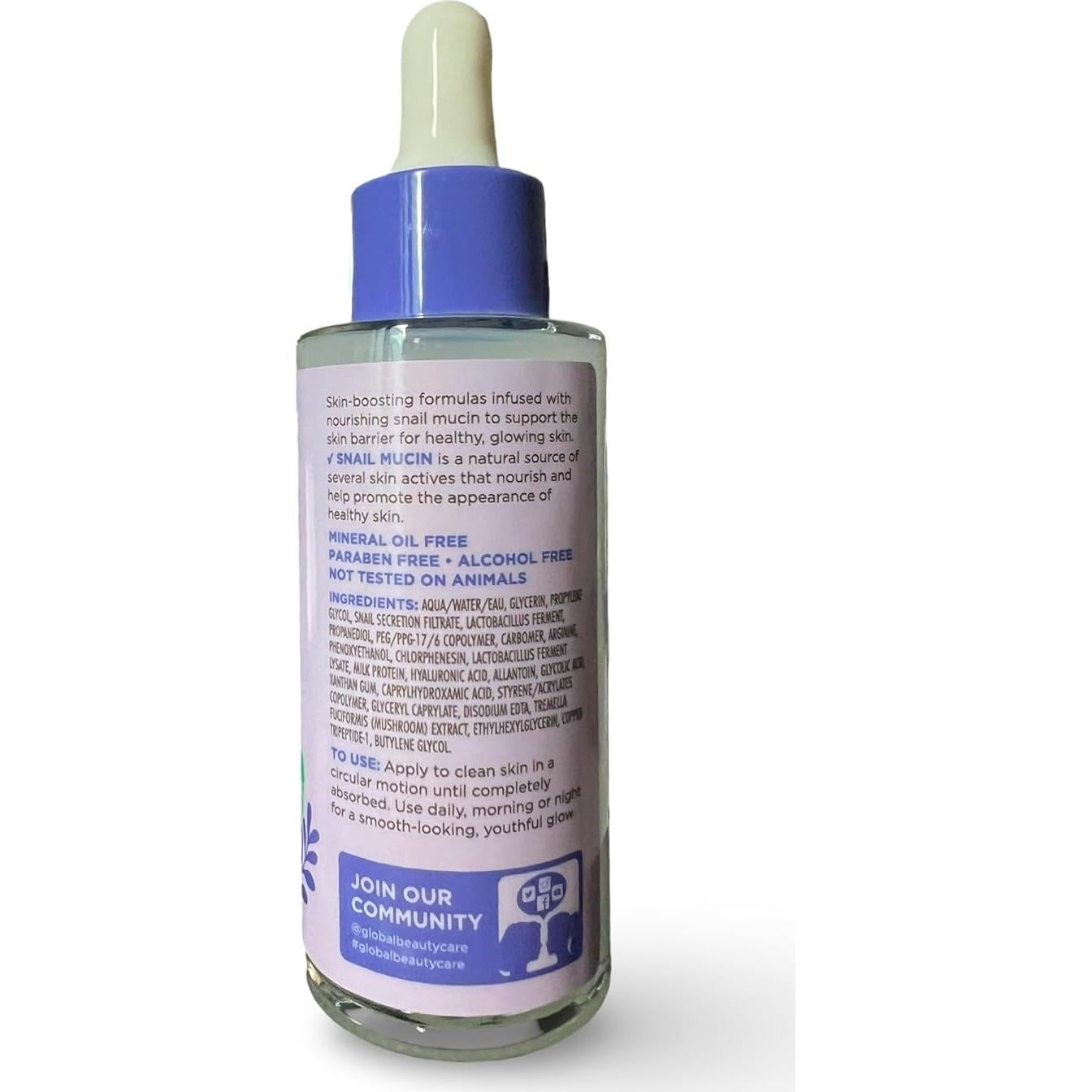 Esencia de Mucina de Caracol GlobalBeautyCare 50 ml - Suero Hidratante