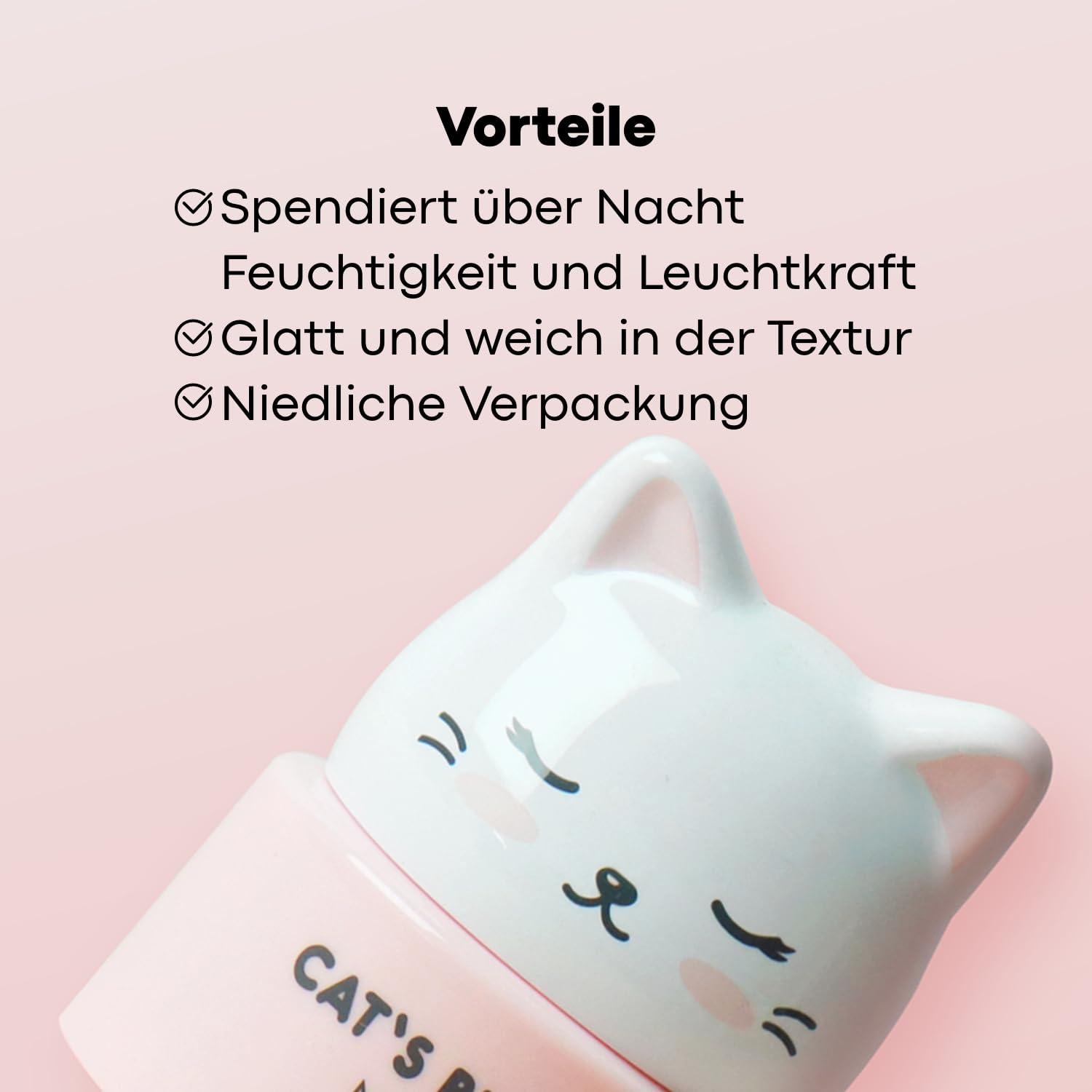 Máscara de Noche TONYMOLY Purrfect 50g Hidratante Suavizante