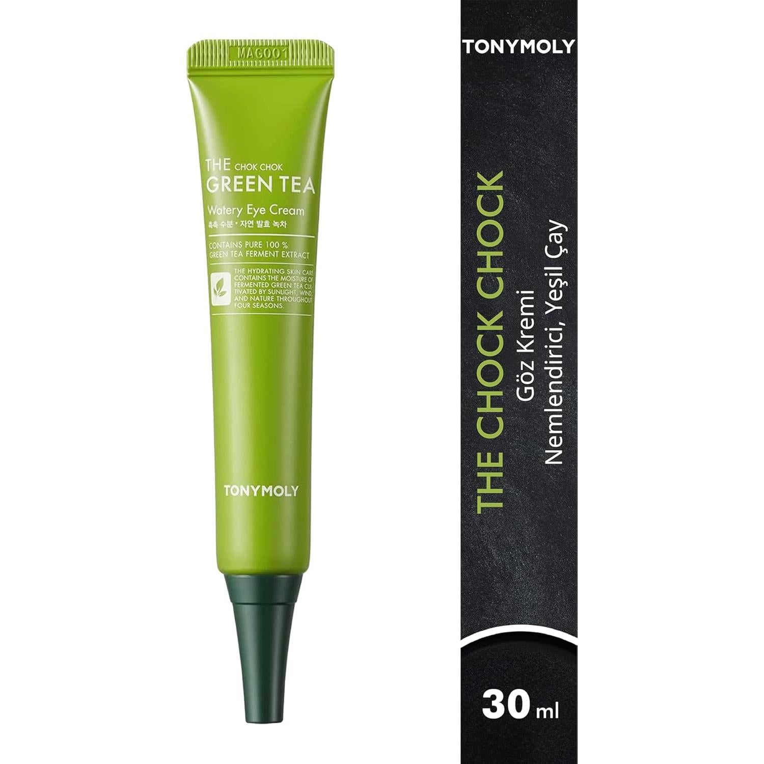 Crema de Ojos Acuosa TONYMOLY Té Verde Chok Chok 50 ml