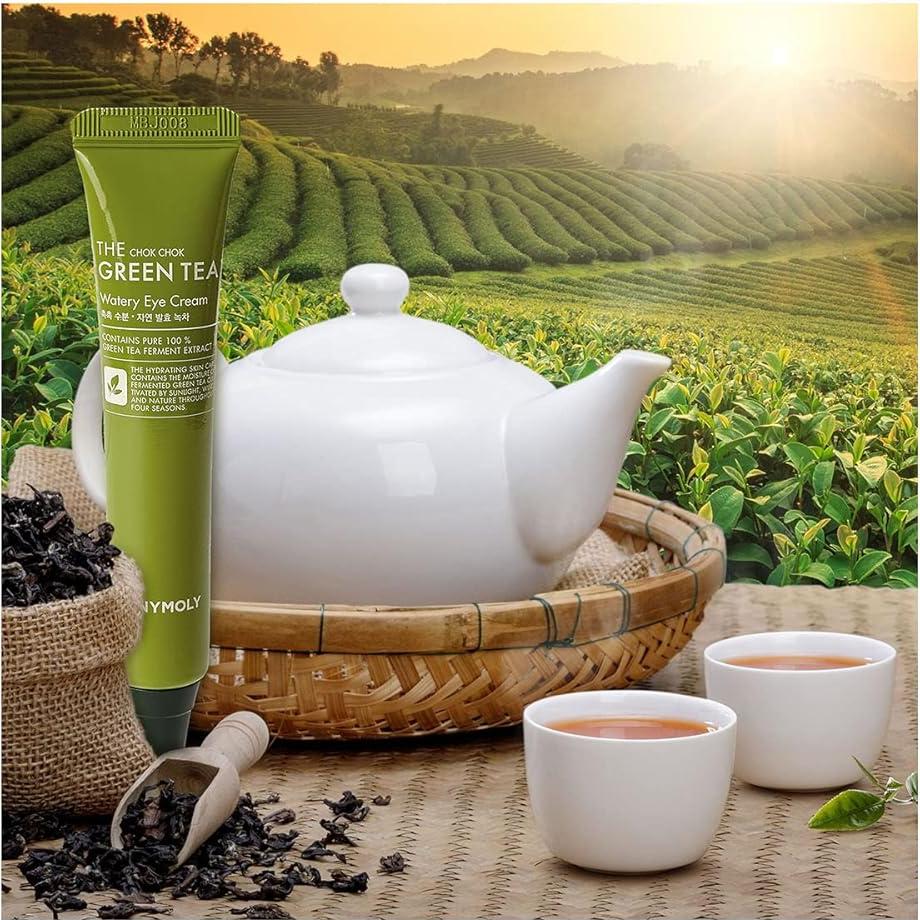 Crema de Ojos Acuosa TONYMOLY Té Verde Chok Chok 50 ml