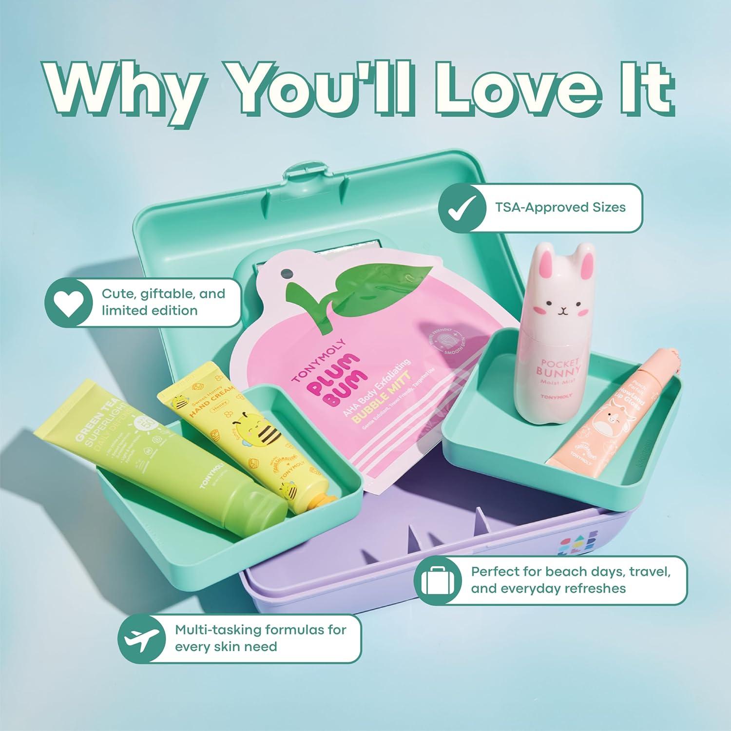 Set de Cuidado de Piel Verano TONYMOLY 5 Piezas SPF 50