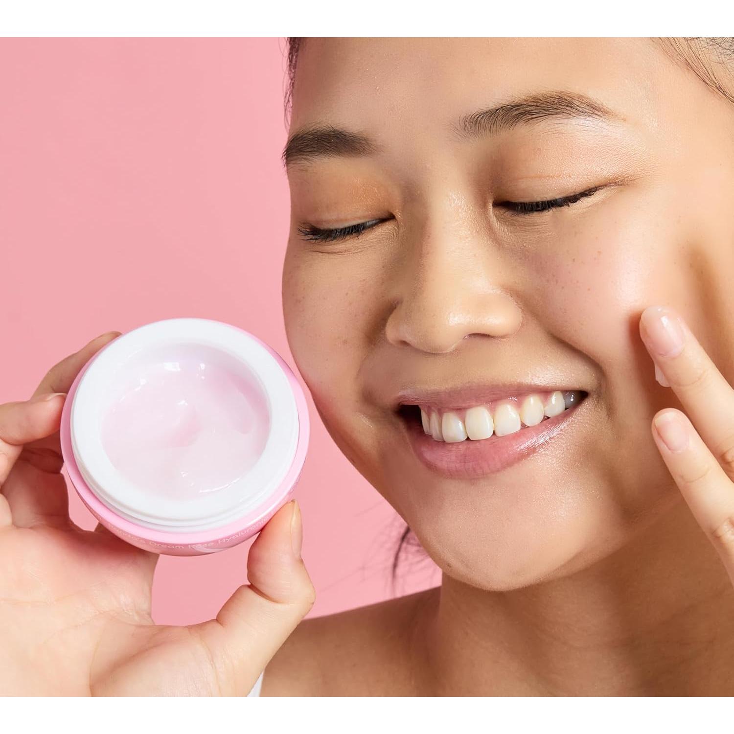 Crema Facial Hidratante Tonymoly Rosa Hialurónica 50ml