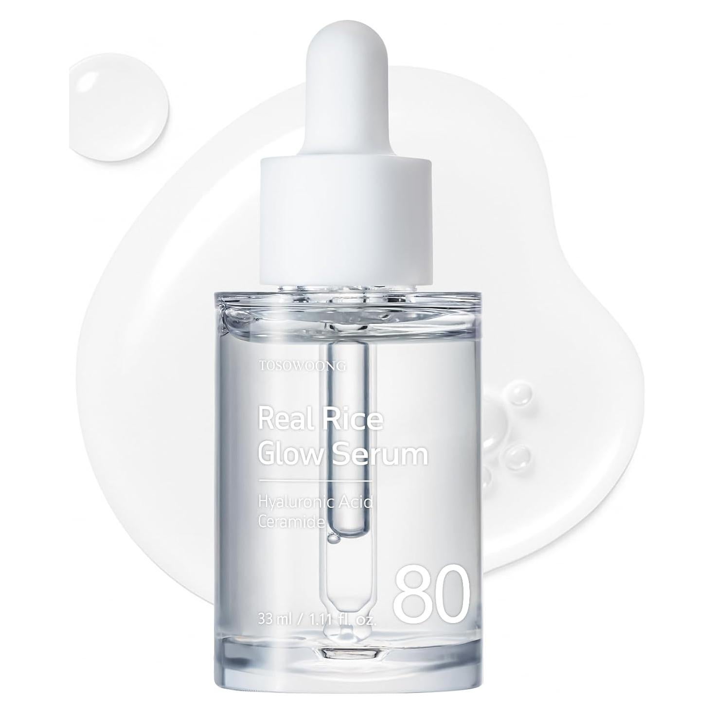 Sérum Facial TOSOWOONG de Arroz Real 33ml - Niacinamida y Alfa-Arbutina