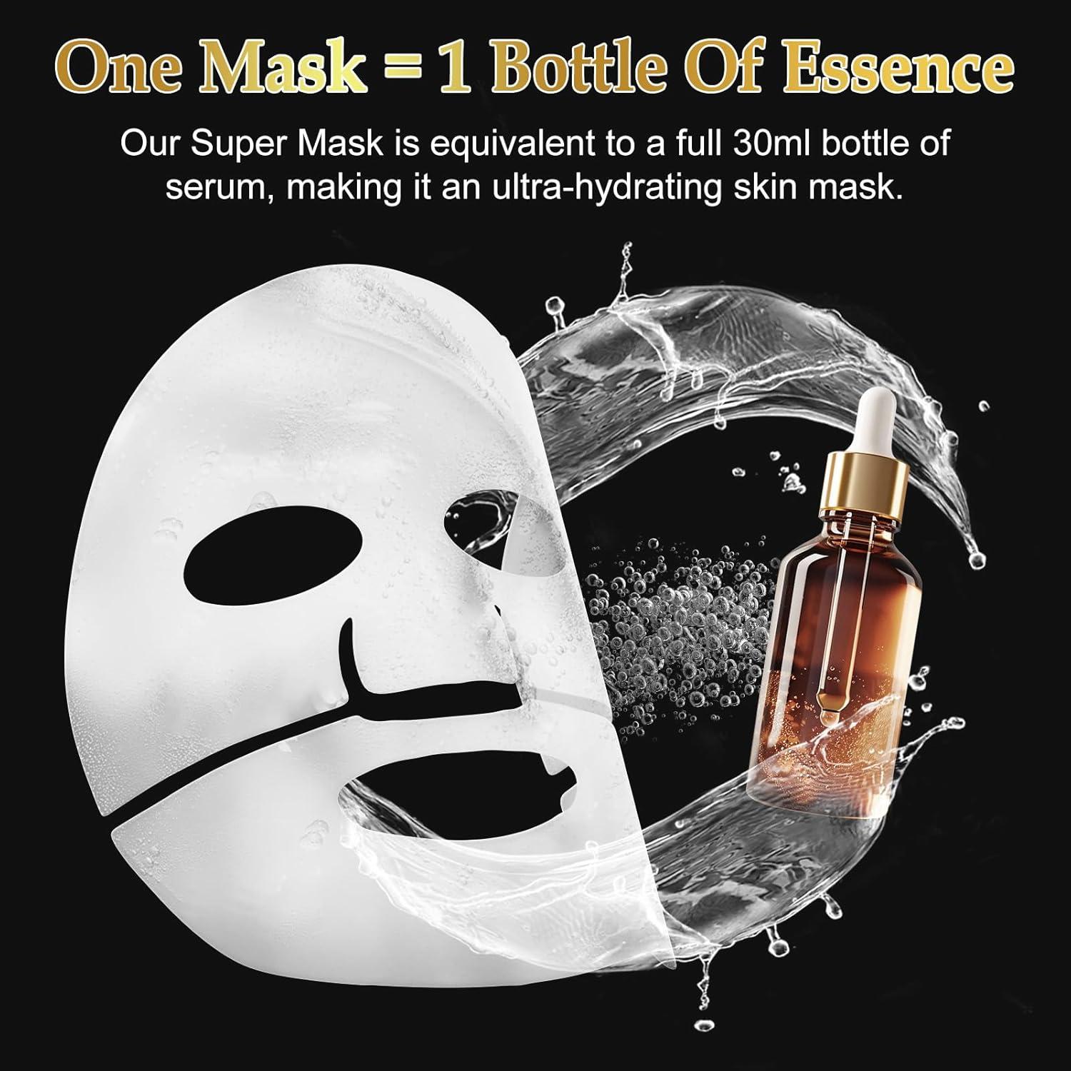 Mascarilla Hidrogel de Mucina de Caracol Shuangjia 6 EA