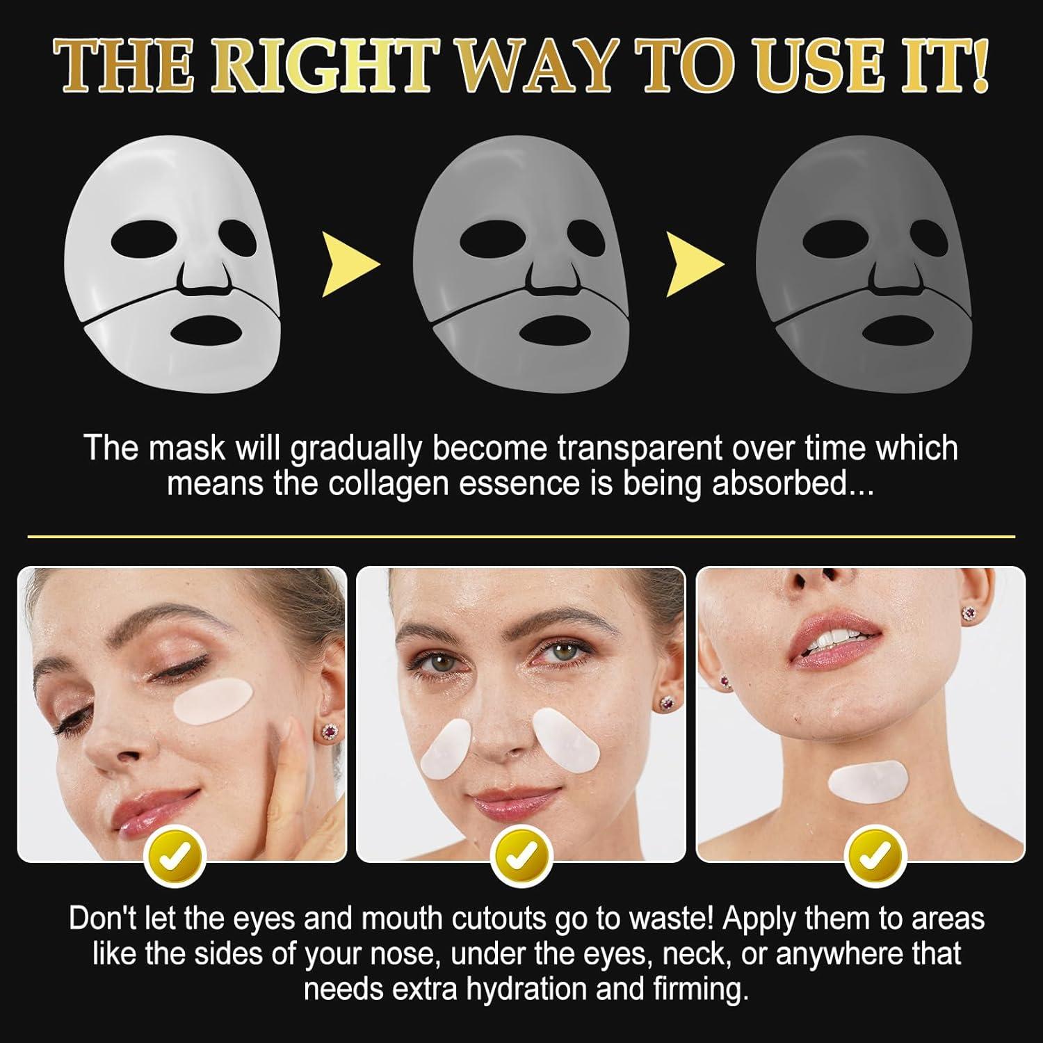 Mascarilla Hidrogel de Mucina de Caracol Shuangjia 6 EA