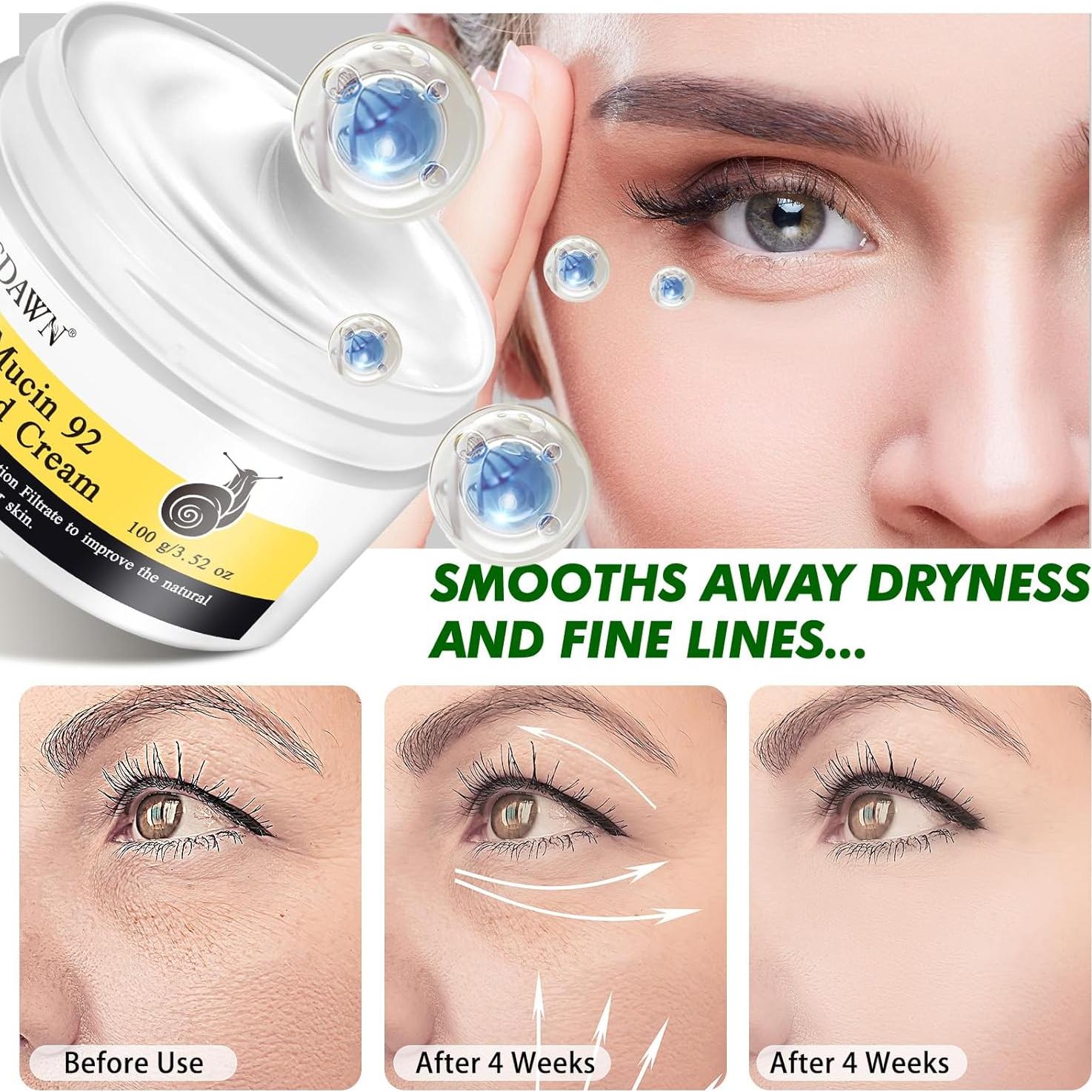 Crema Reparadora de Mucina de Caracol 92% 100g - Hidratante Facial