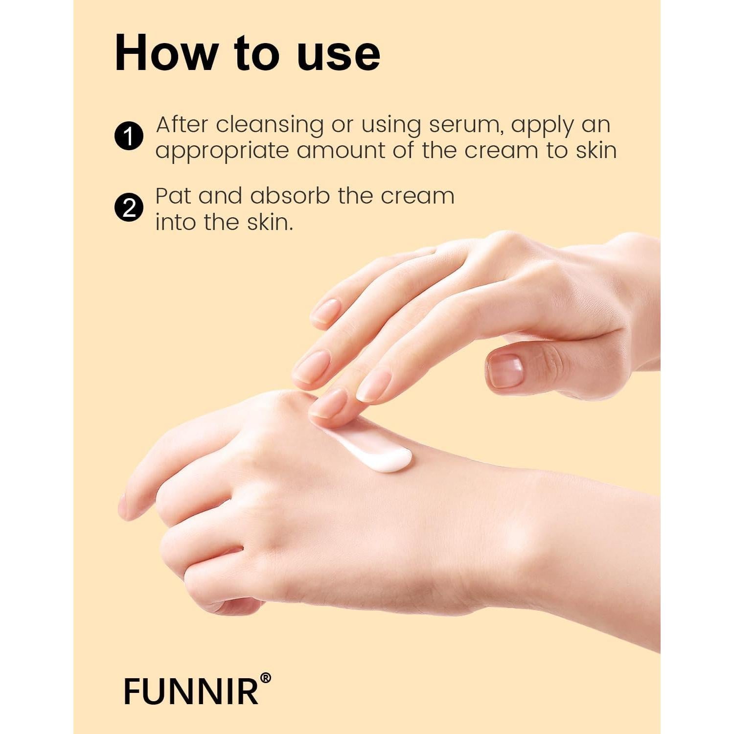 Crema Hidratante Facial FUNNIR 92% Mucina de Caracol 100g