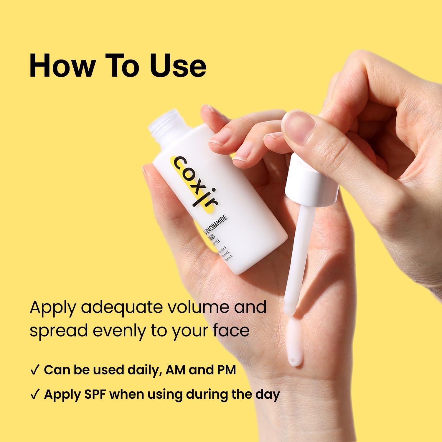 Ampolla Tonificante Coxir TXA Niacinamida 50ml - Suero Facial Coreano