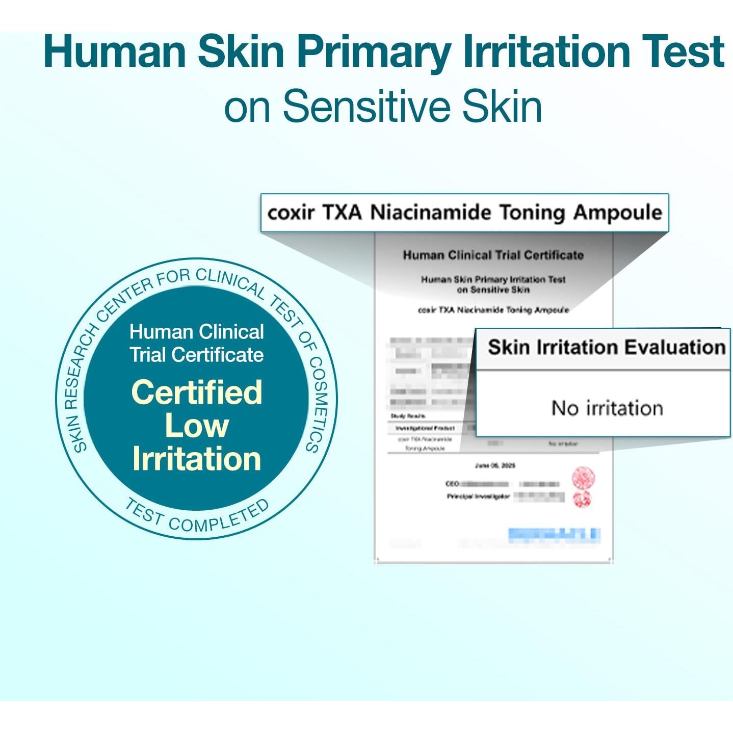 Ampolla Tonificante Coxir TXA Niacinamida 50ml - Suero Facial Coreano