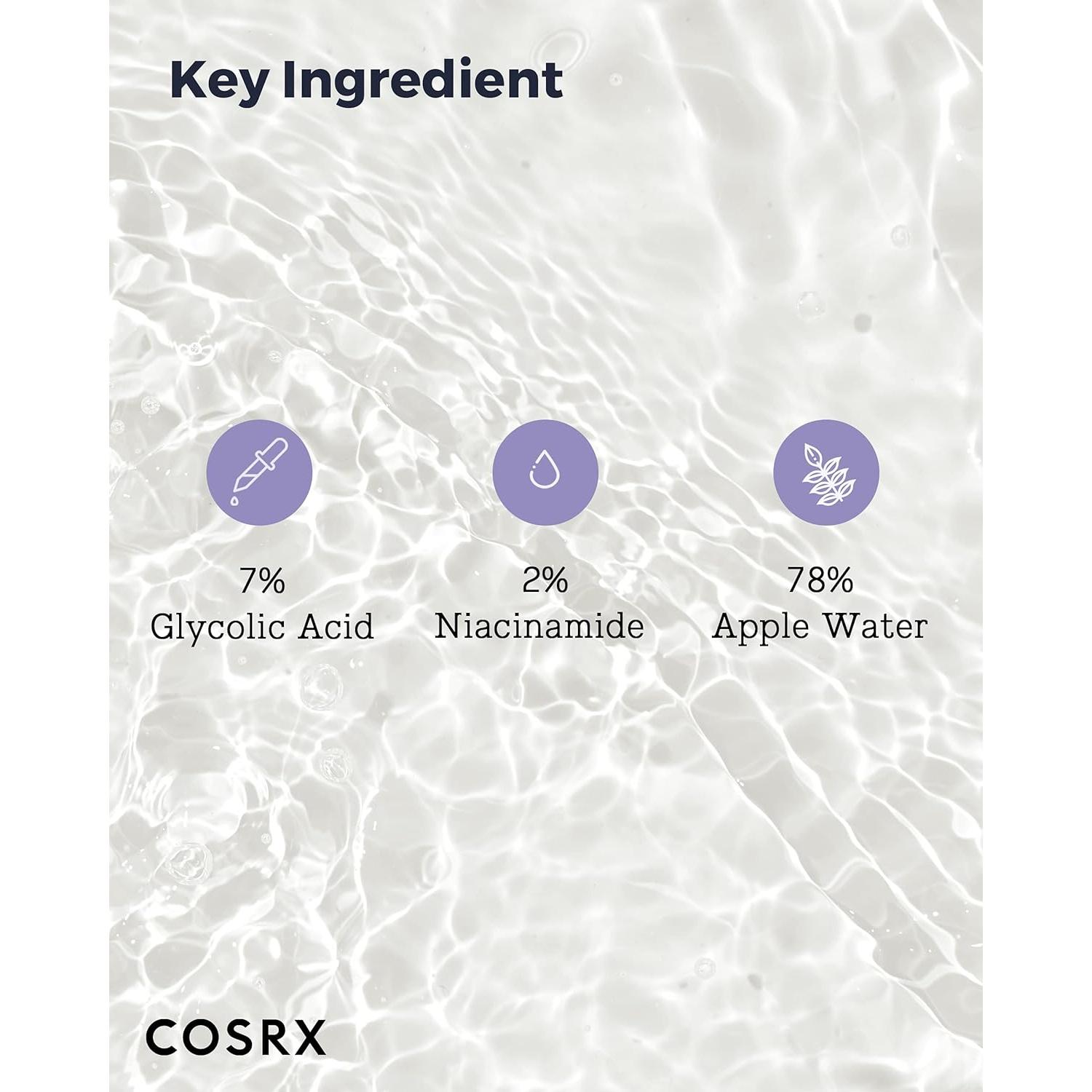 Exfoliante Líquido COSRX AHA 7 - 100ml para Piel Mixta