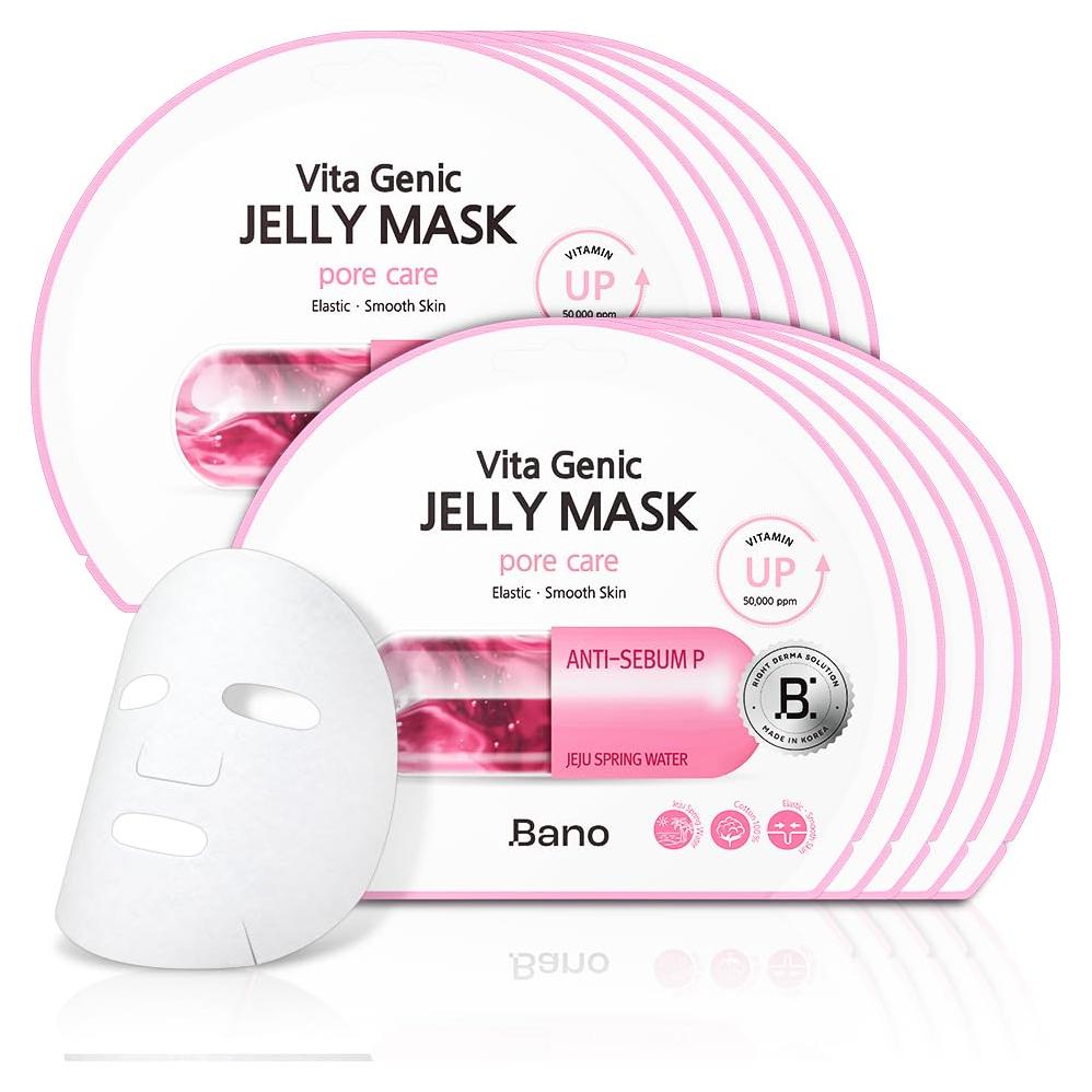 Mascarilla de Gel Bano Vita Genic 10EA - Hidratante Piel Sensible