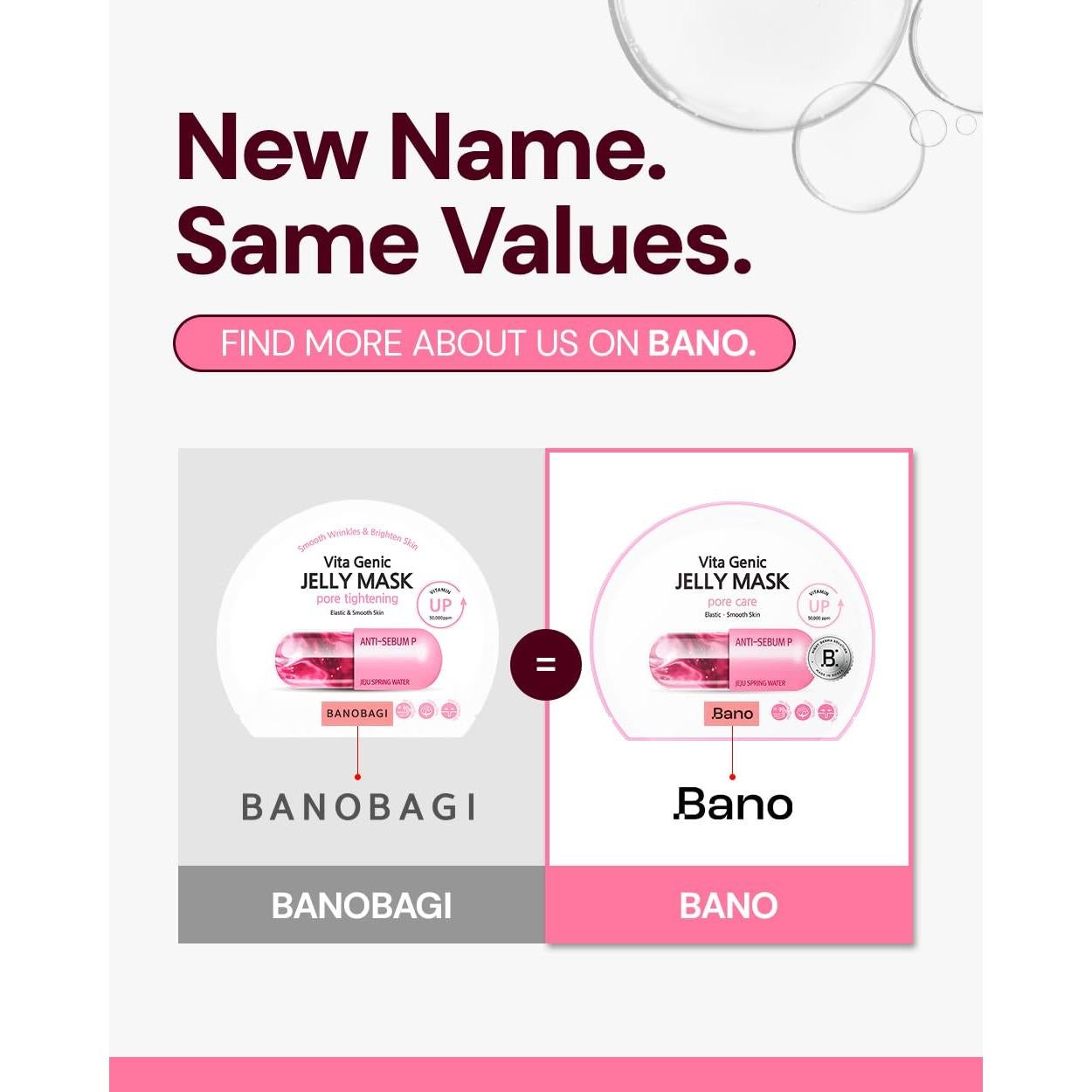 Mascarilla de Gel Bano Vita Genic 10EA - Hidratante Piel Sensible