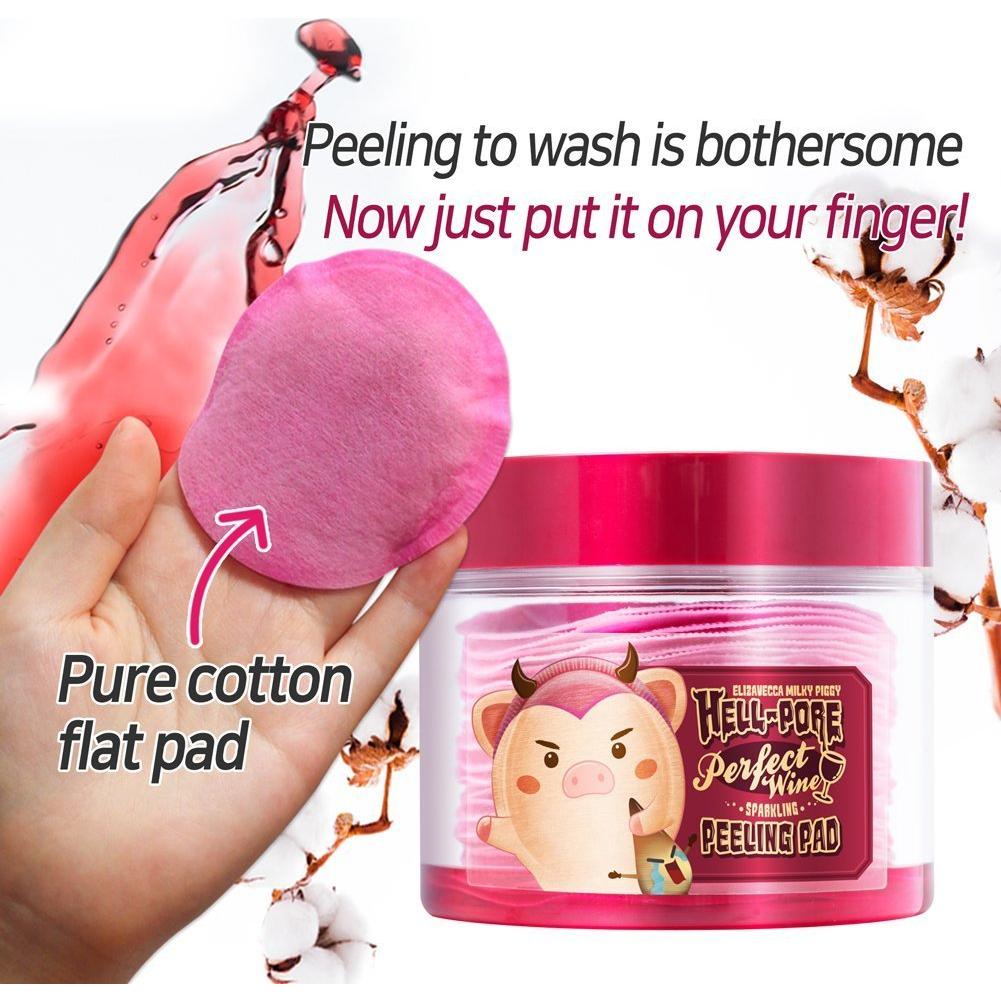 Almohadillas Exfoliantes Espumosas Elizavecca 30 Hojas 200ml