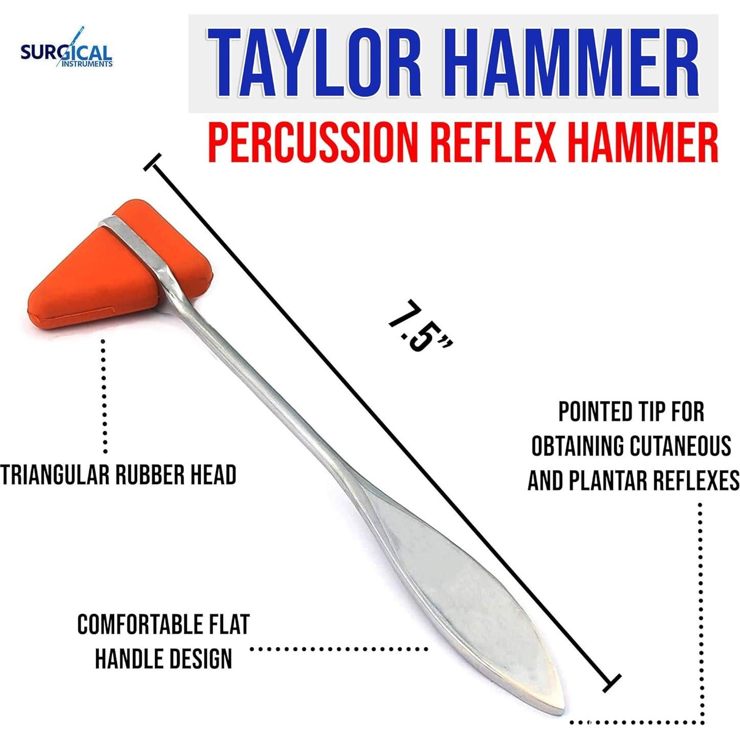 Martillo de Reflejos Taylor Tomahawk SurgicalOnline 21.7cm