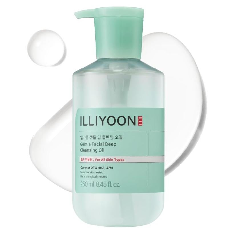 Illiyoon Aceite Limpiador Facial 250 ml - Sin Fragancia, AHA/BHA