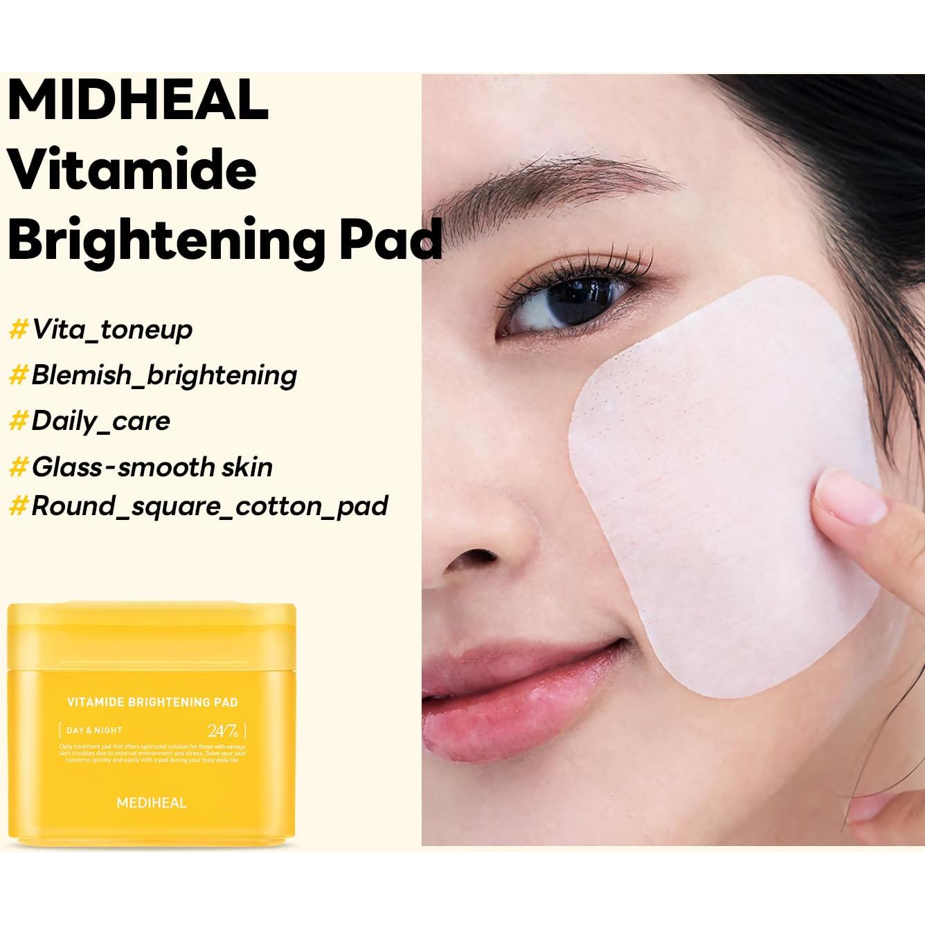 Mediheal Vita Glow Set - Suero Vitamina C y Parches Ojos