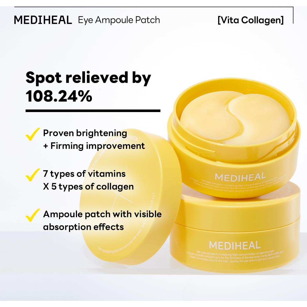 Mediheal Vita Glow Set - Suero Vitamina C y Parches Ojos