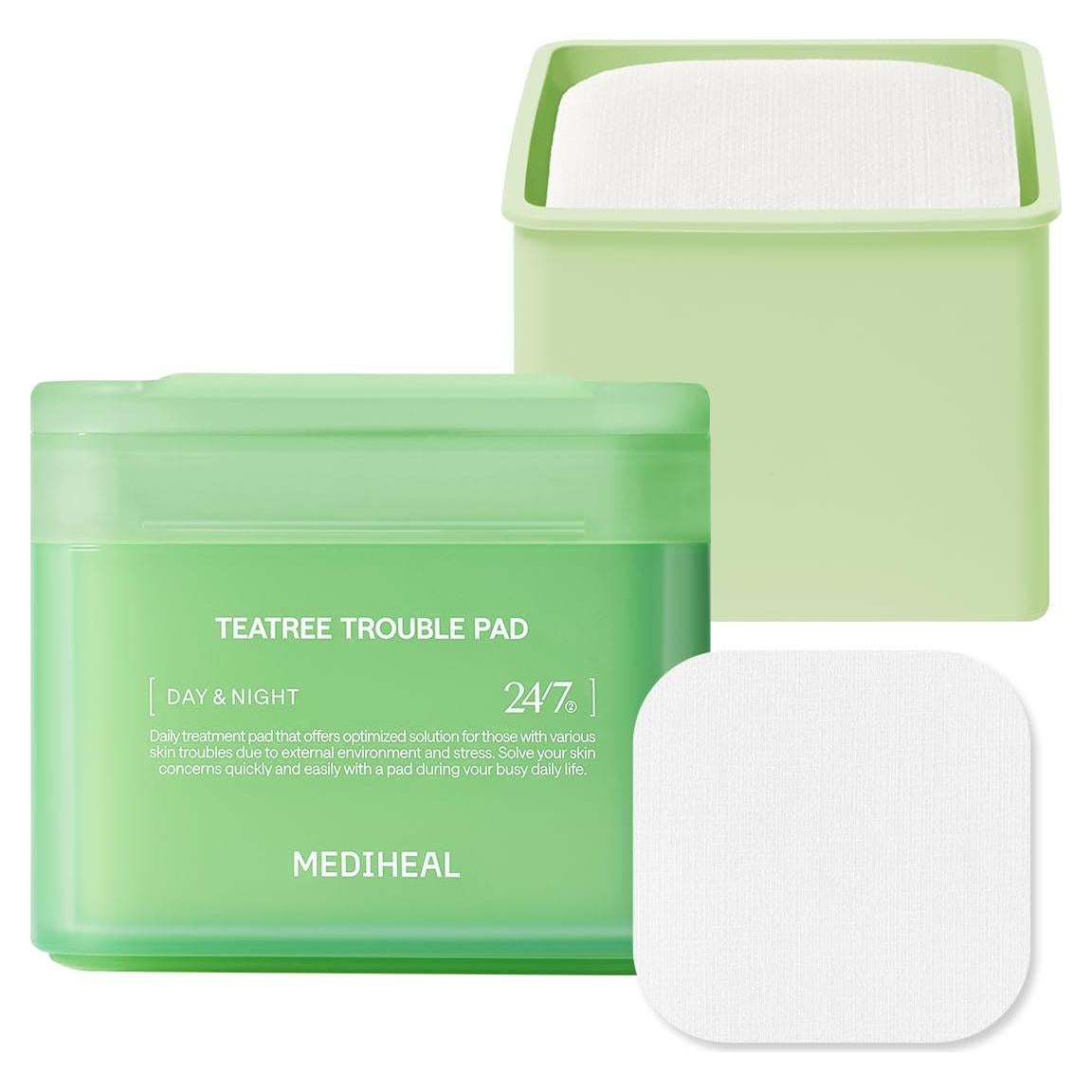 Almohadillas Toner Calmantes Mediheal Teatree 1+1 Veganas