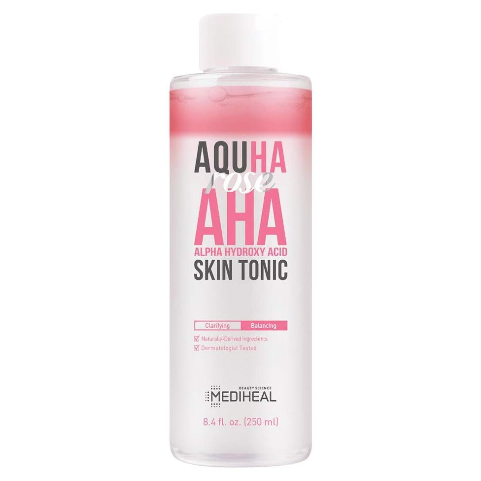Tónico Facial MEDIHEAL AQUHA Rosa AHA 250ml Exfoliante