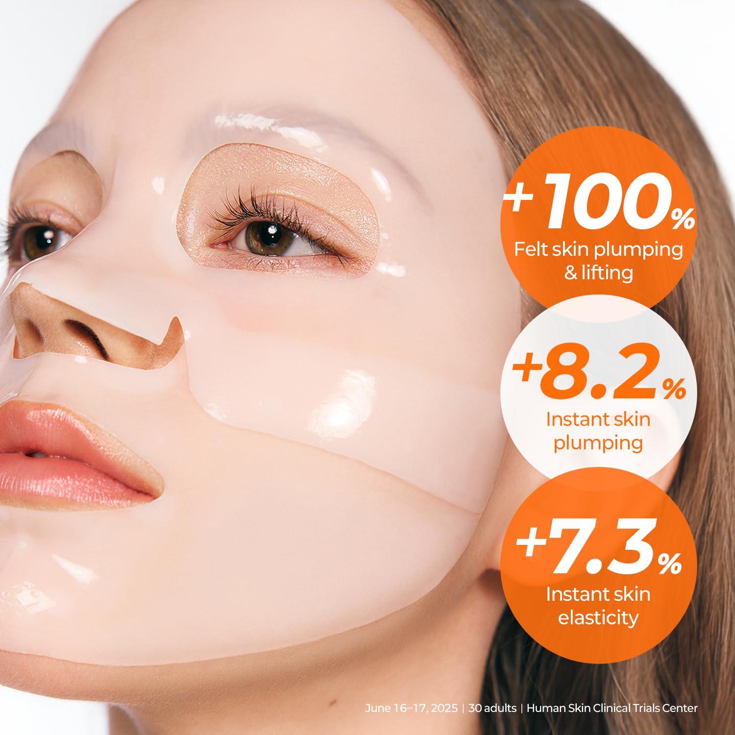 Máscara de Hidrogel de Péptidos SIGNIQ 34g x 3ea - Elevación y Firmeza