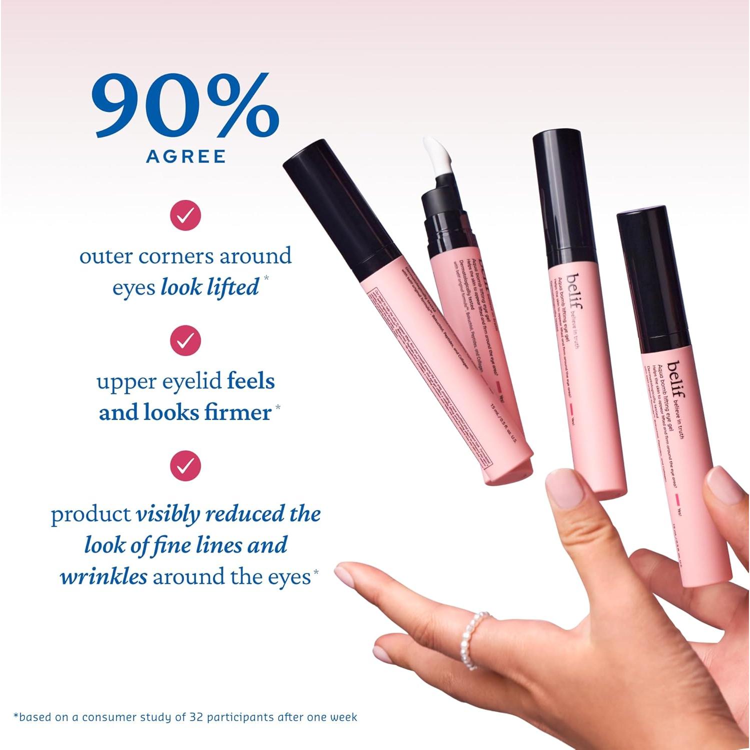 Gel para Ojos Belif Aqua Bomb Lifting con Retinol y Colágeno