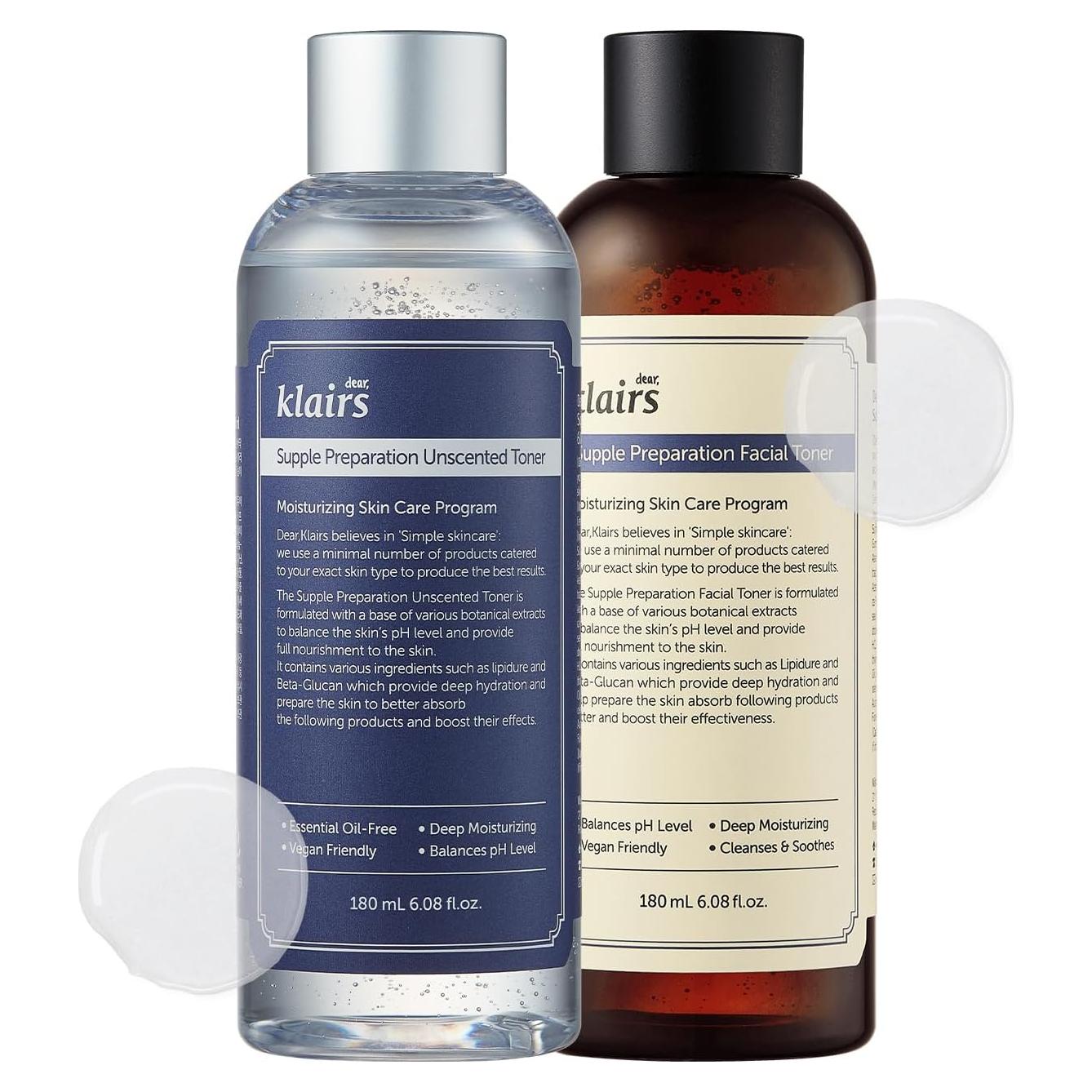 Tónico Facial Klairs Supple Preparation Sin Fragancia 180ml