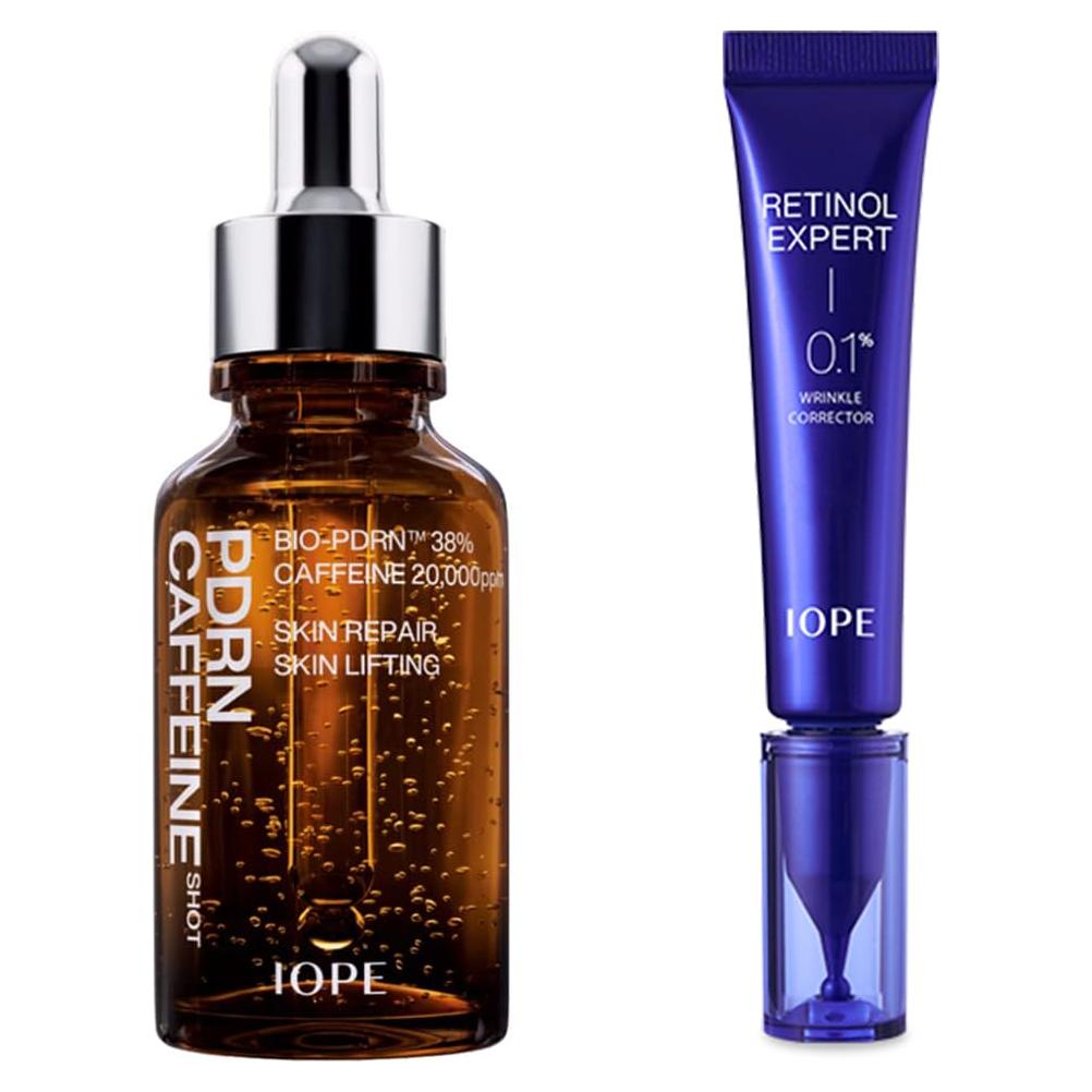 IOPE PDRN Suero de Cafeína y Retinol 0.1% Antiarrugas