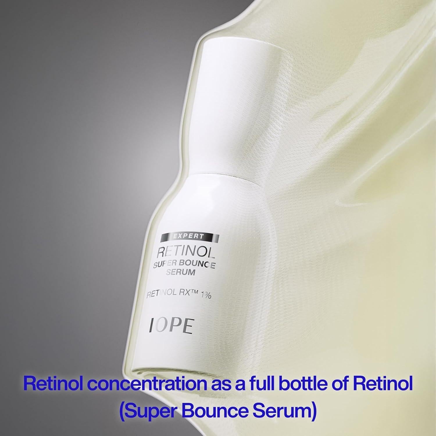 Suero Anti-Envejecimiento IOPE Retinol 0.1% + 6 Máscaras Gel