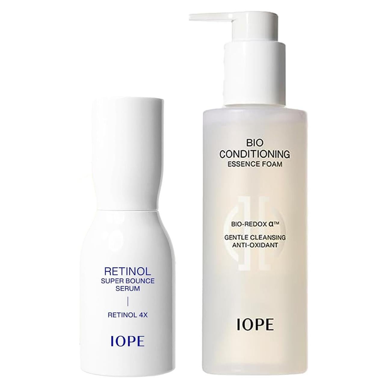 Suero Super Bounce Retinol IOPE 50 ml + Limpiador Espumoso