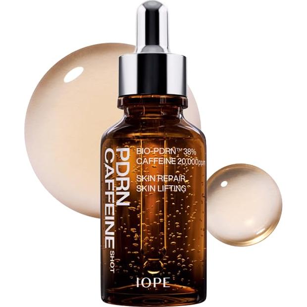 IOPE PDRN Disparo de Cafeína y Espuma Limpiadora Facial
