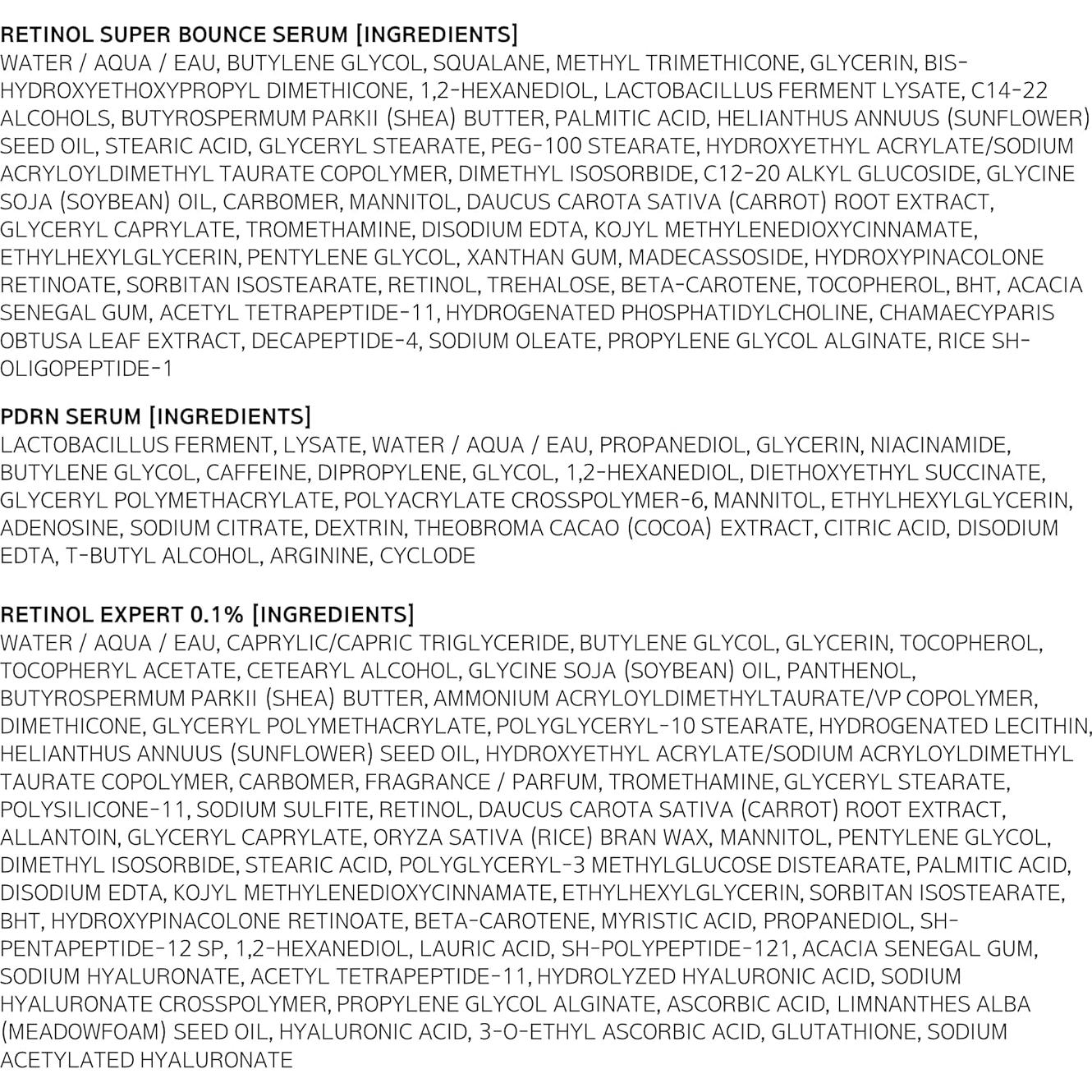 IOPE Suero Super Bounce Retinol 30 ml + Cafeína PDRN 0.1%