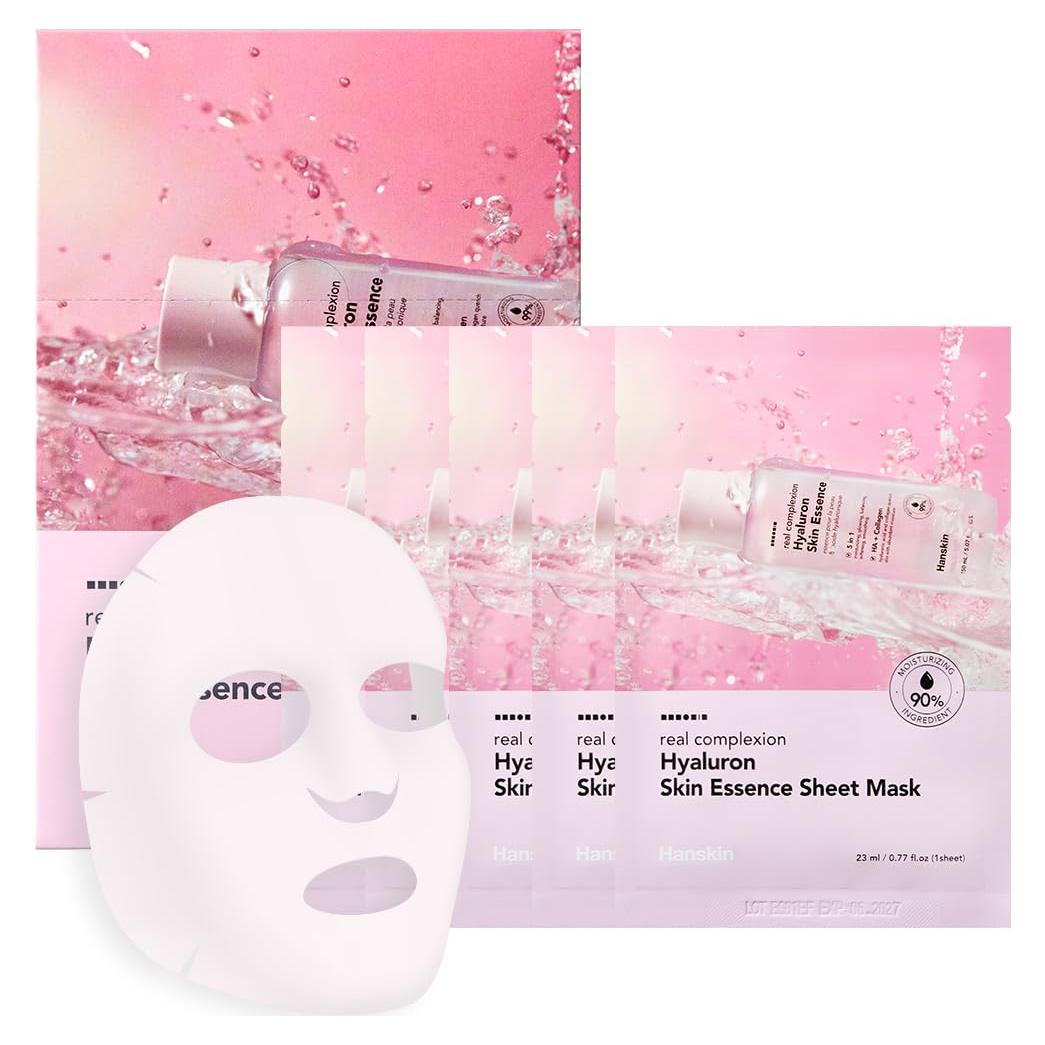 Mascarilla Facial Hidratante Hanskin Real Complexion 10EA