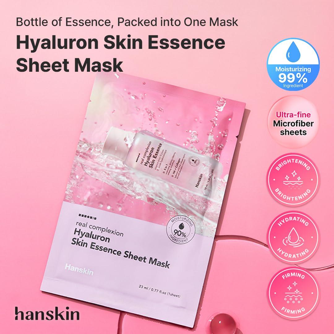 Mascarilla Facial Hidratante Hanskin Real Complexion 10EA