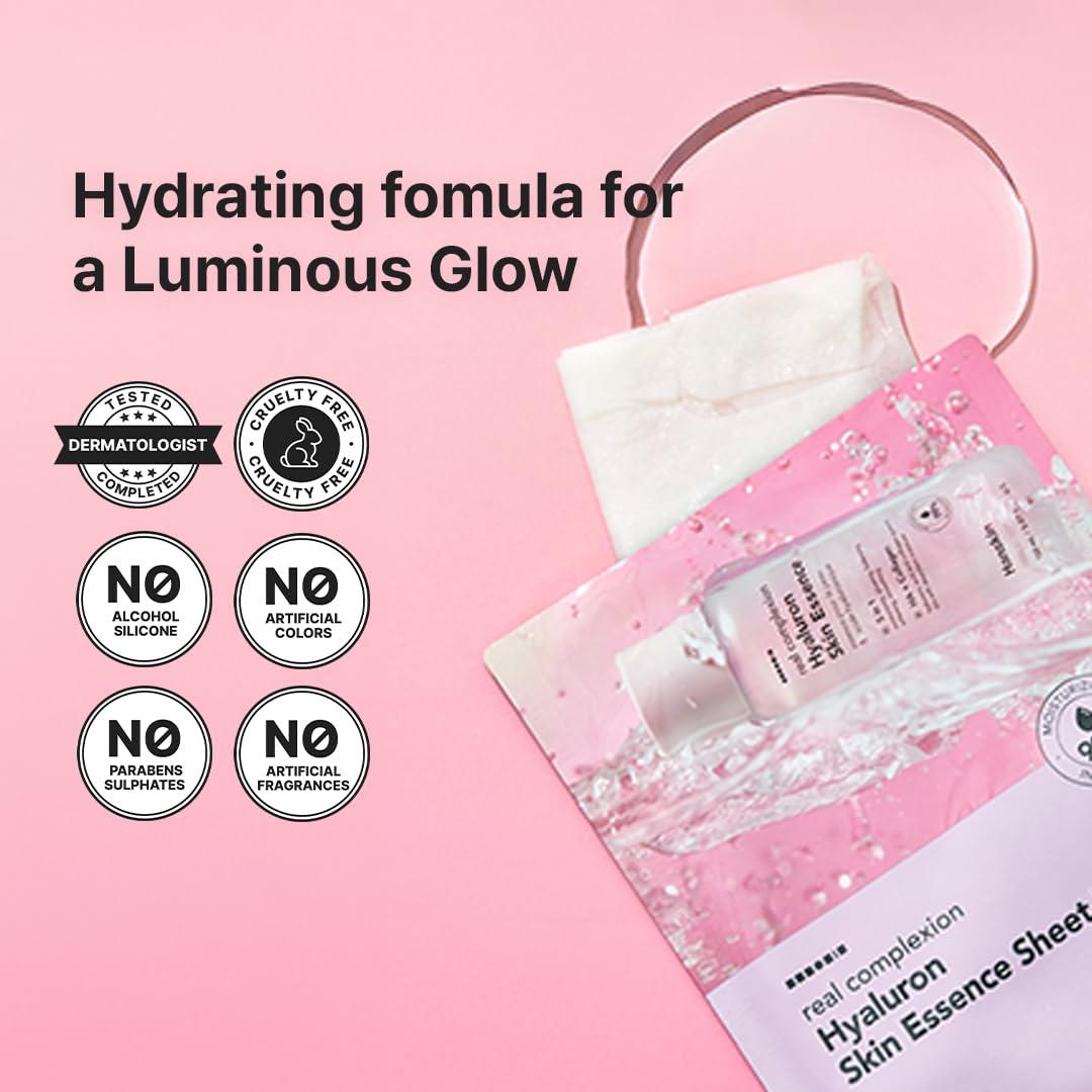 Mascarilla Facial Hidratante Hanskin Real Complexion 10EA