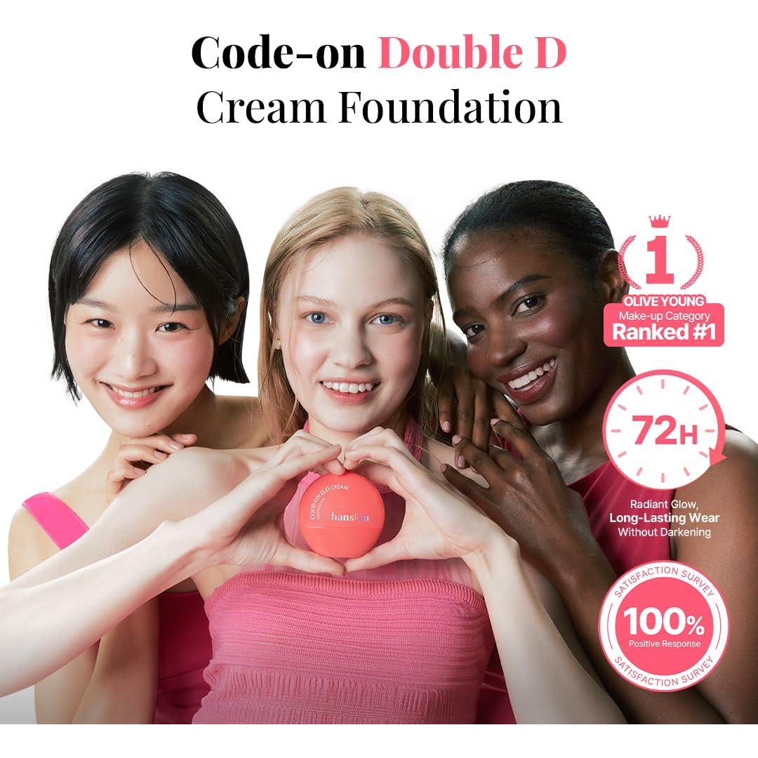 Base de Maquillaje Hanskin 12C Claro 35 ml - Cobertura Completa