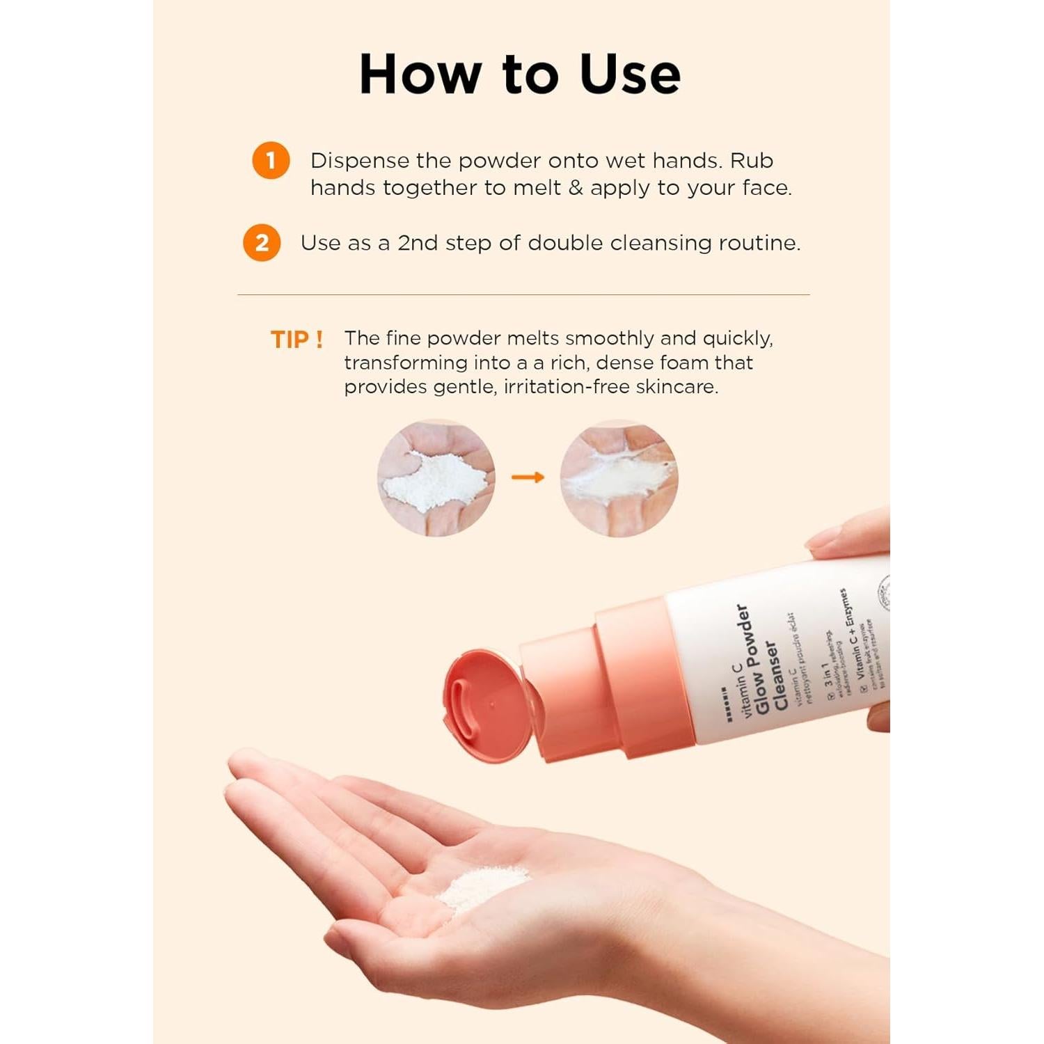 Hanskin Dúo de Doble Limpieza - Aceite PHA y Limpiador en Polvo Vitamina C