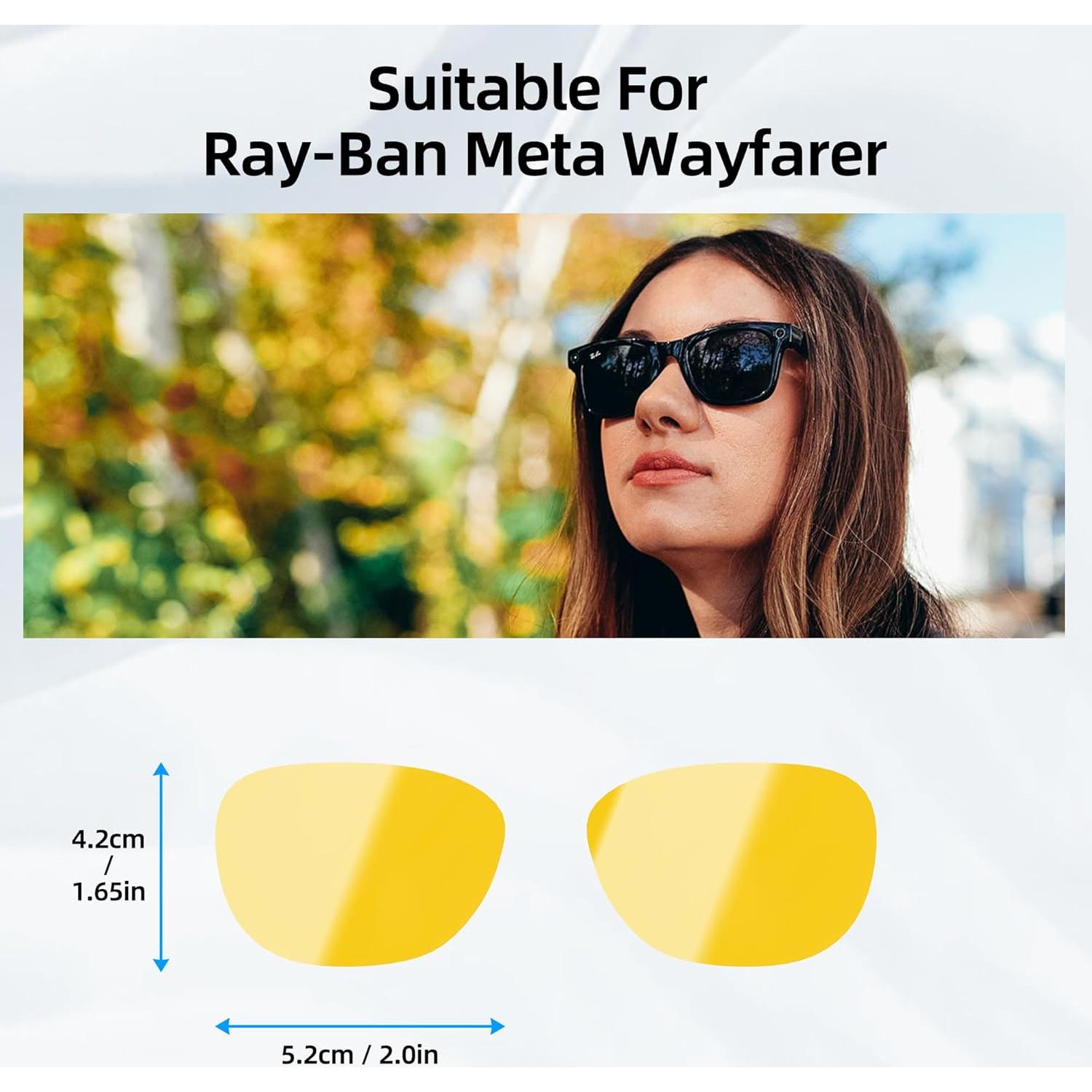 Lentes Reemplazables RCstyle para Ray-Ban Meta Wayfarer L