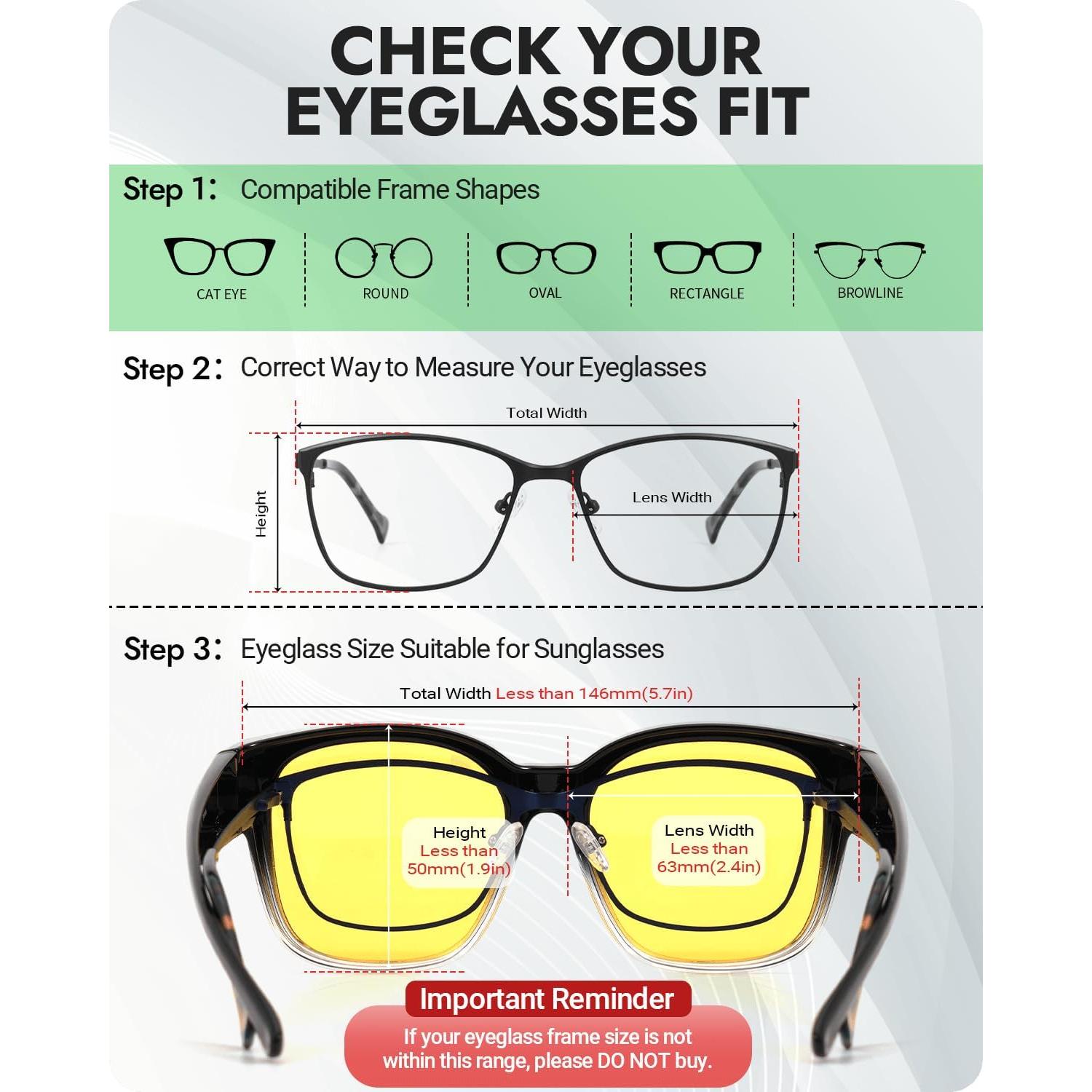 Gafas de Sol Polarizadas Meeloog MST0110 para Llevar sobre Gafas