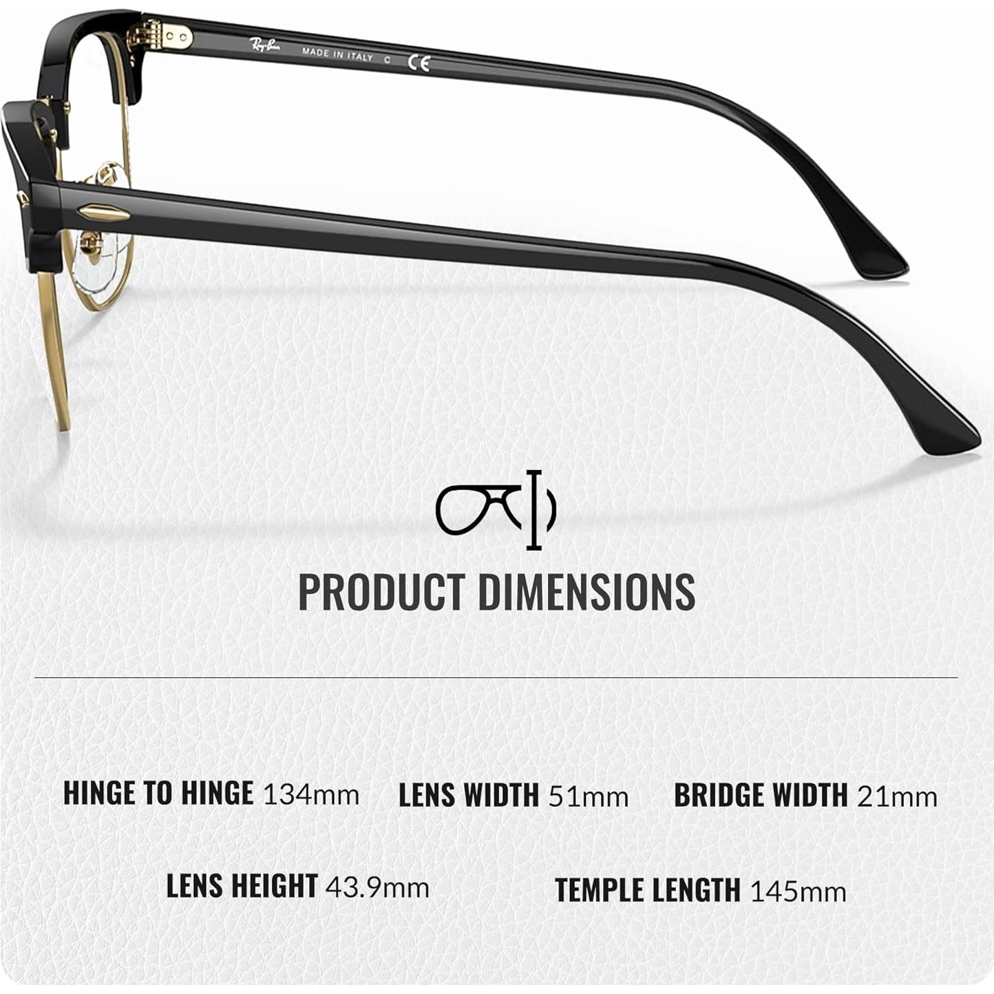 Gafas de Sol Ray-Ban RB3016 Clubmaster Cuadradas con Kit