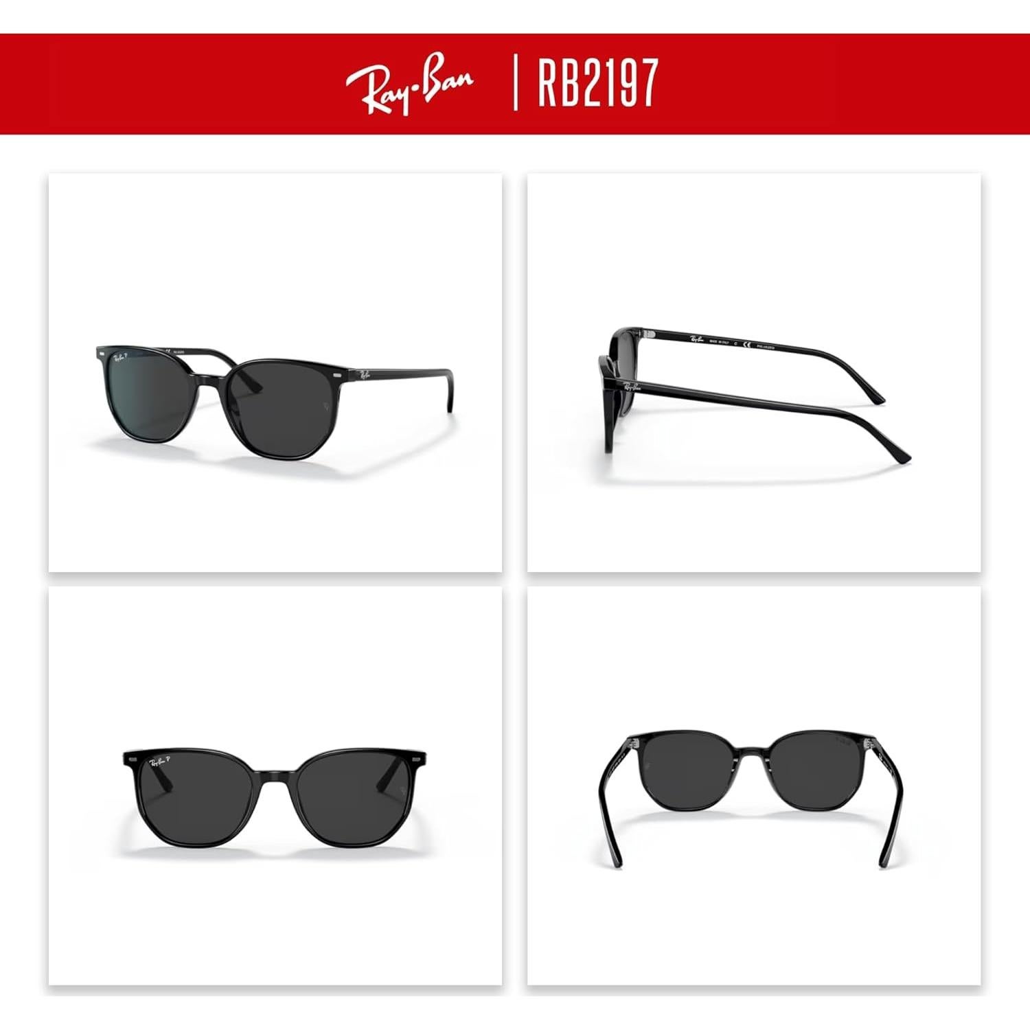 Gafas de Sol Ray-Ban Elliot RB2197 Polarizadas 52mm Kit Accesorios
