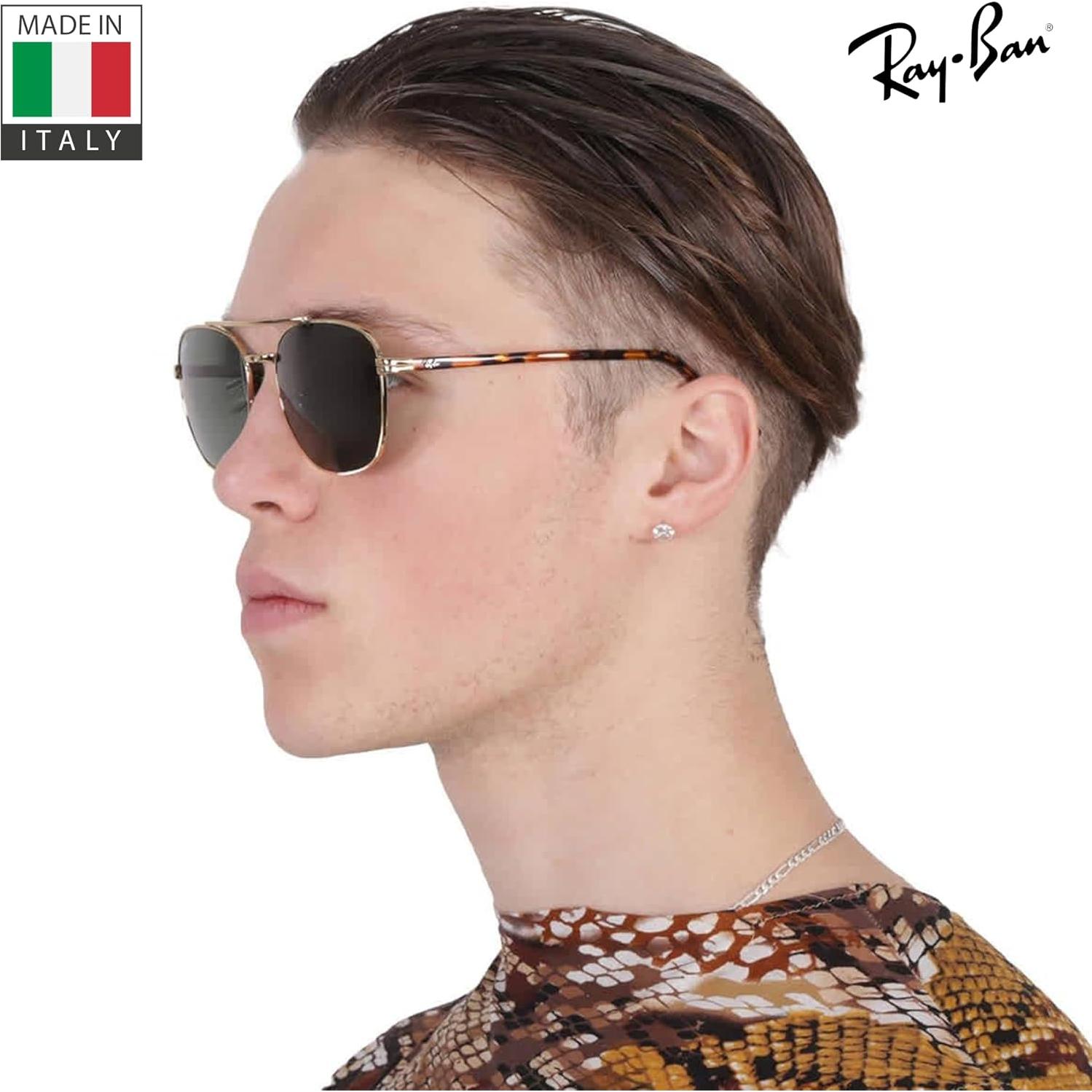 Gafas de sol Ray-Ban RB3688 cuadradas con kit de limpieza