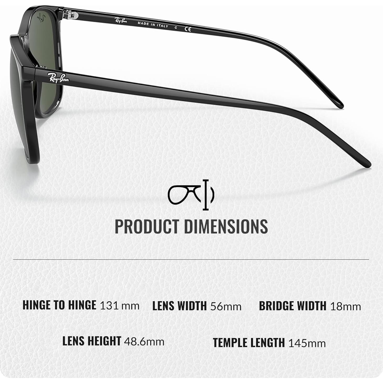 Gafas de sol Ray-Ban RB4387 cuadradas con kit de limpieza