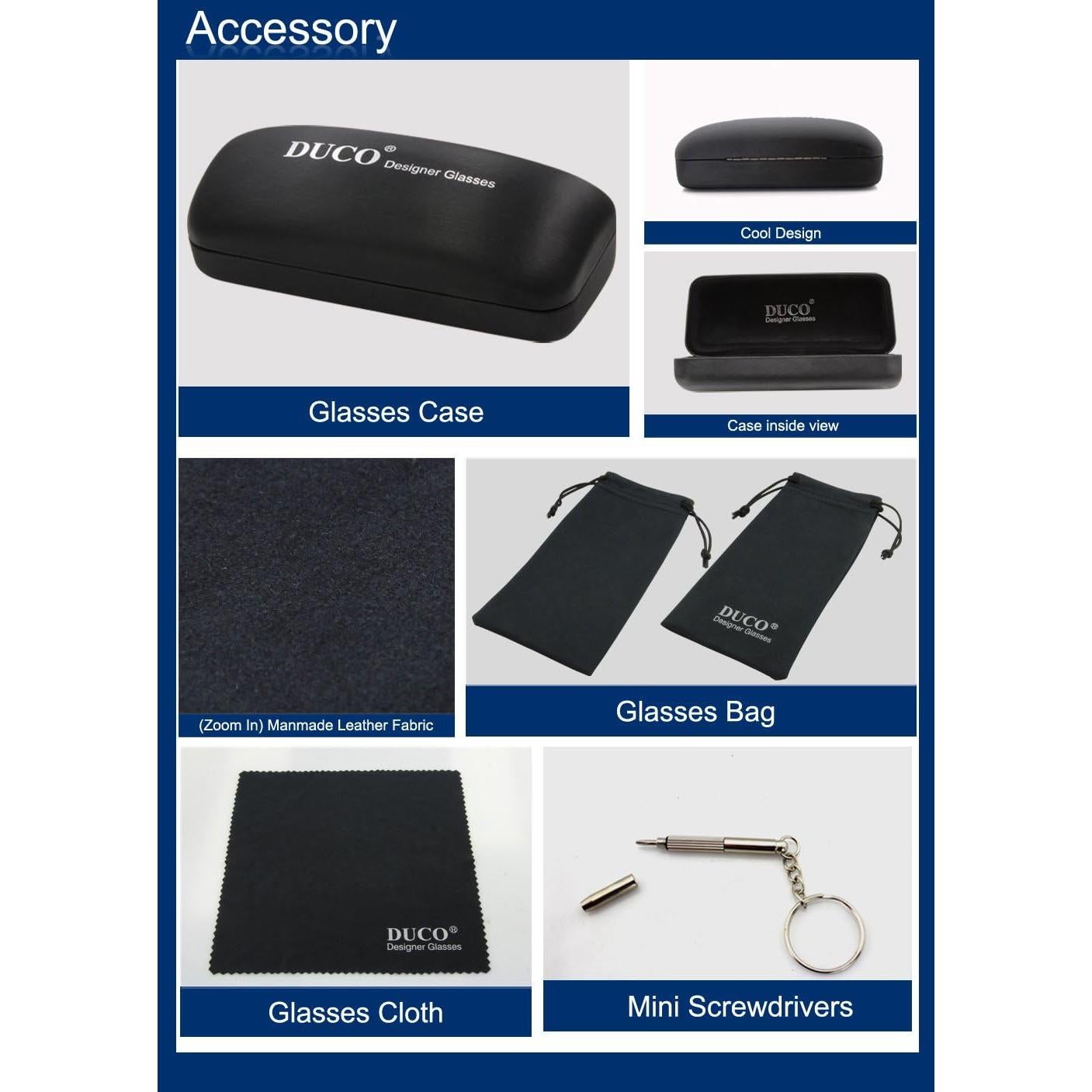 Gafas Duco Anti Luz Azul para Computadora y Gamer - TR90